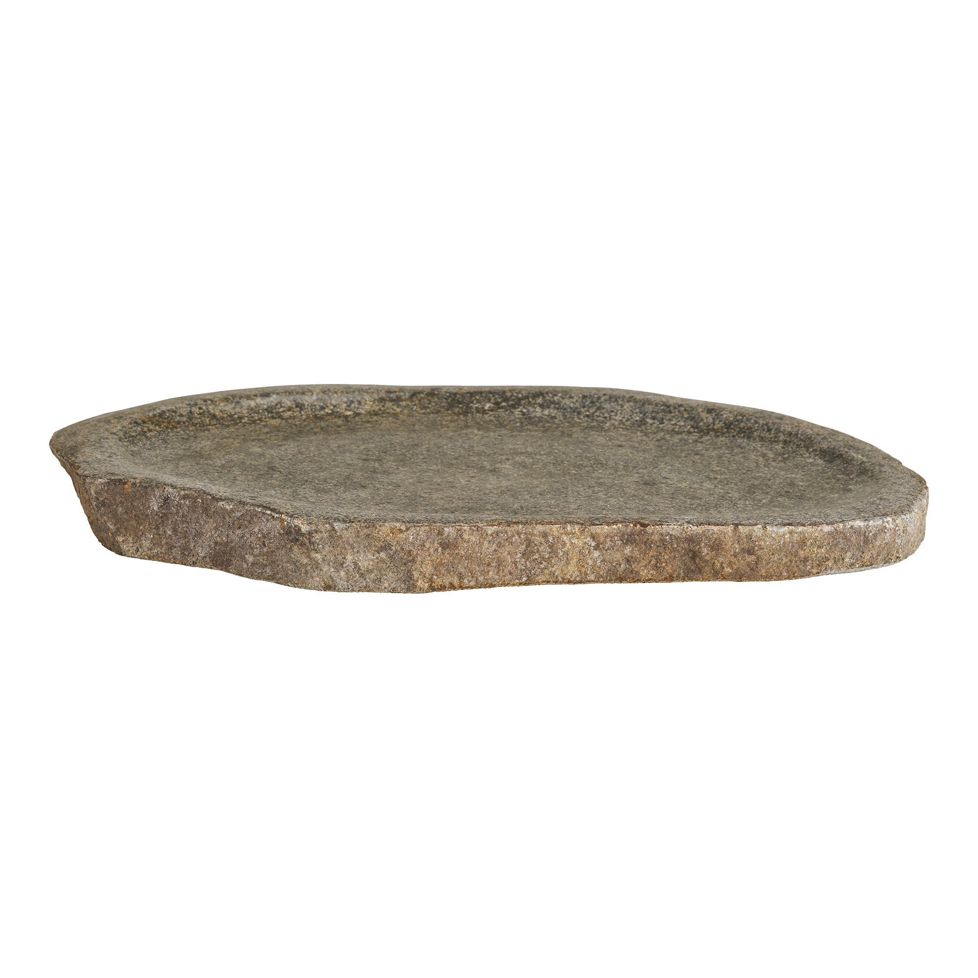 Gara Tray - dienblad, riviersteen, naturel 30x25x3 cm