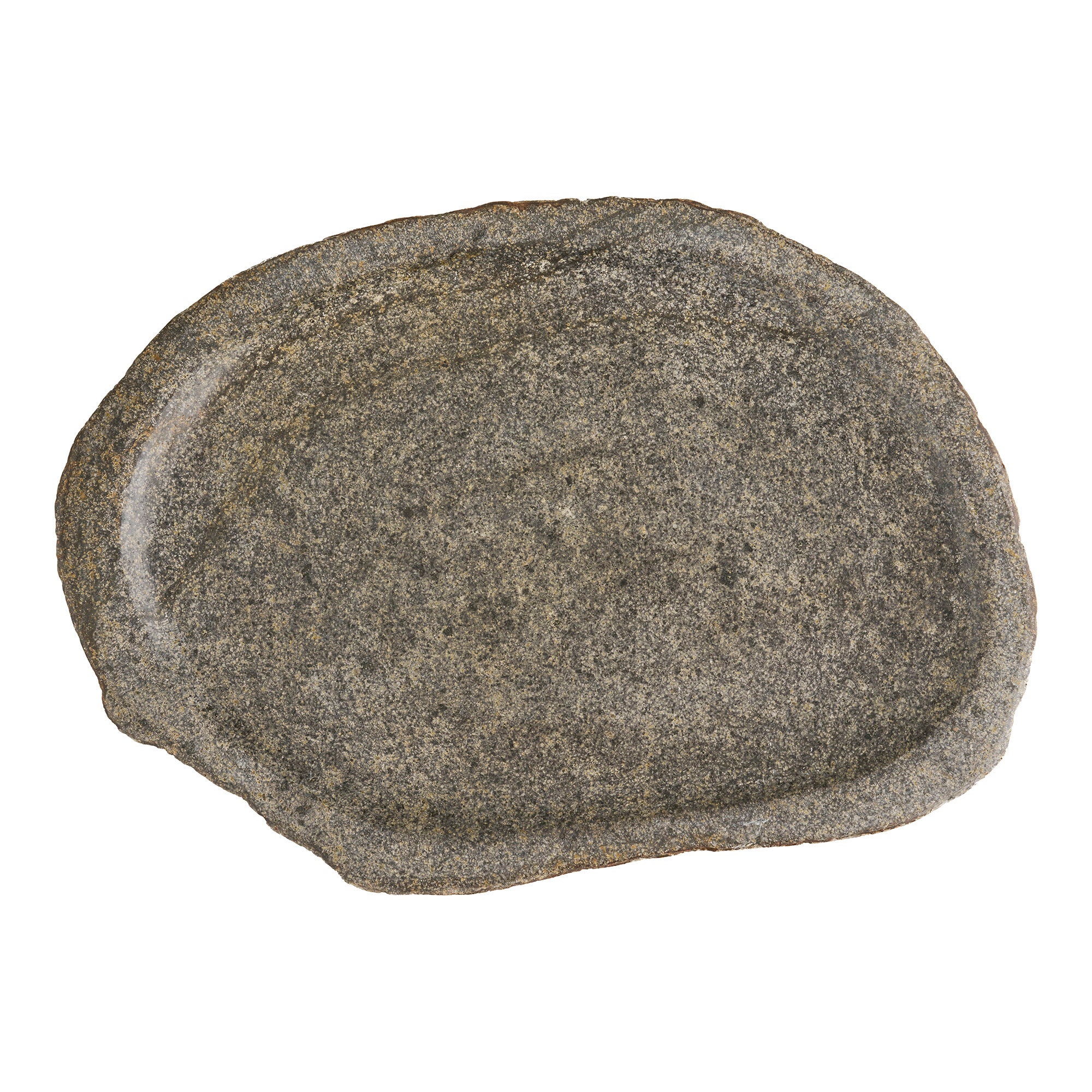 Gara Tray - dienblad, riviersteen, naturel 30x25x3 cm