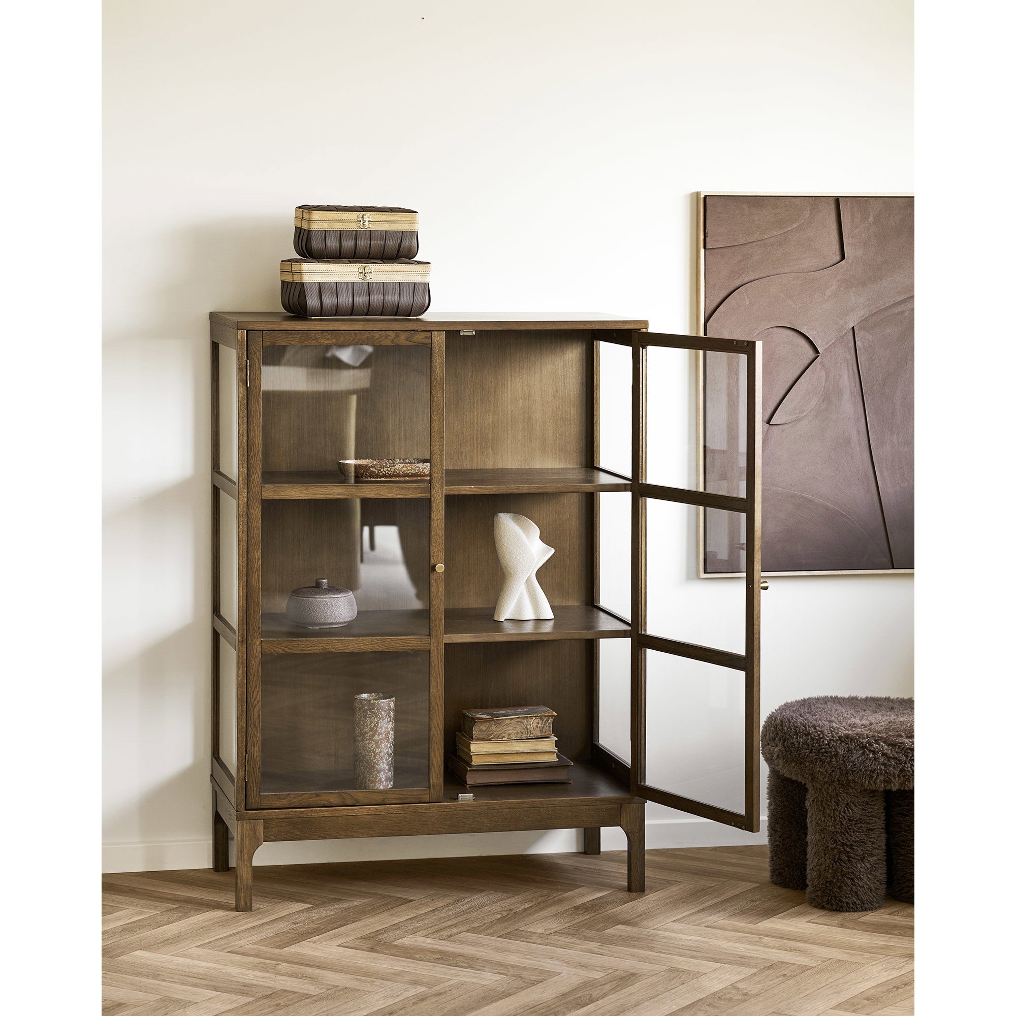 Decoratie - Decoratie, keramisch, wit, 13x6,5x23 cm