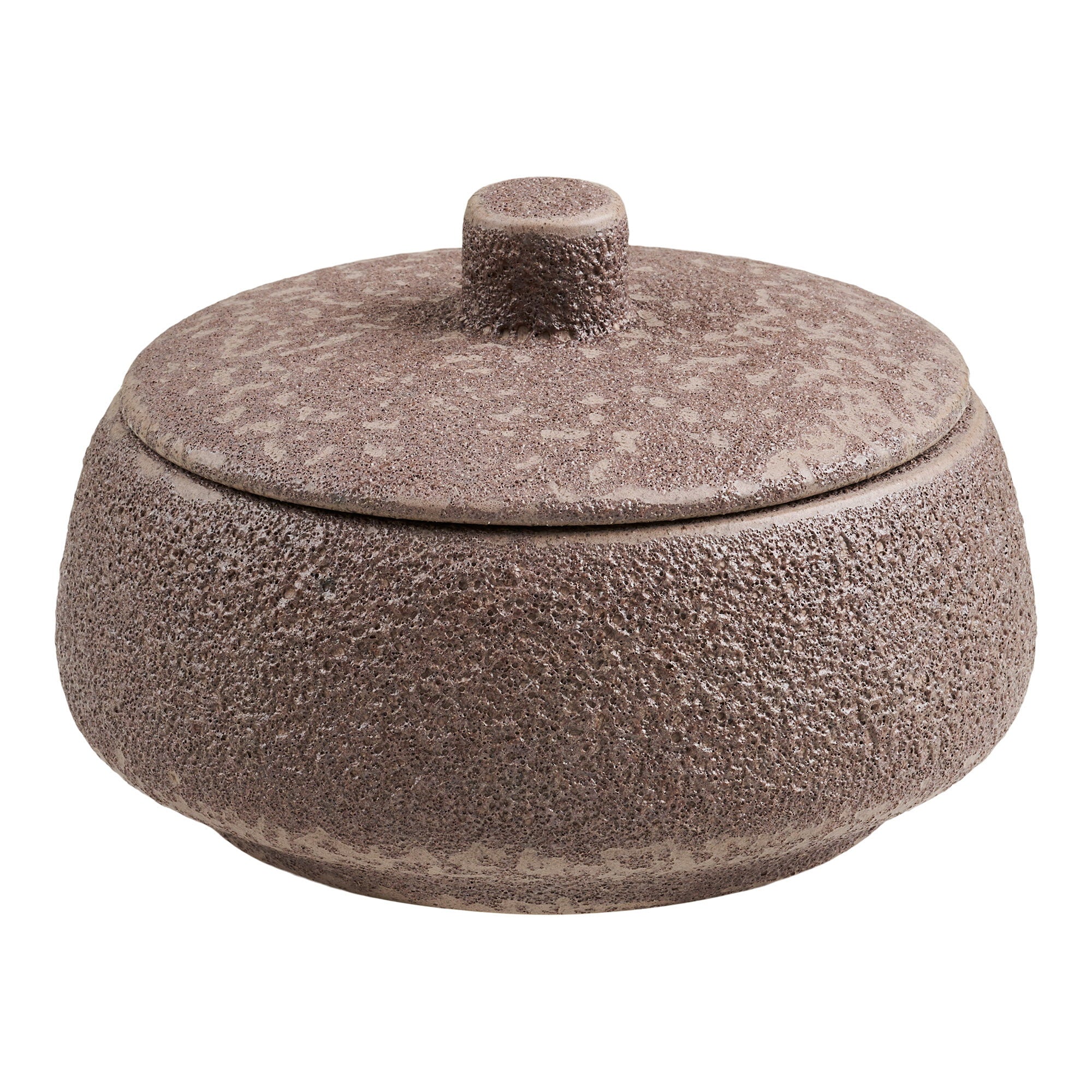 Pot - Pot, keramisch, bruin, ø15x9,5 cm