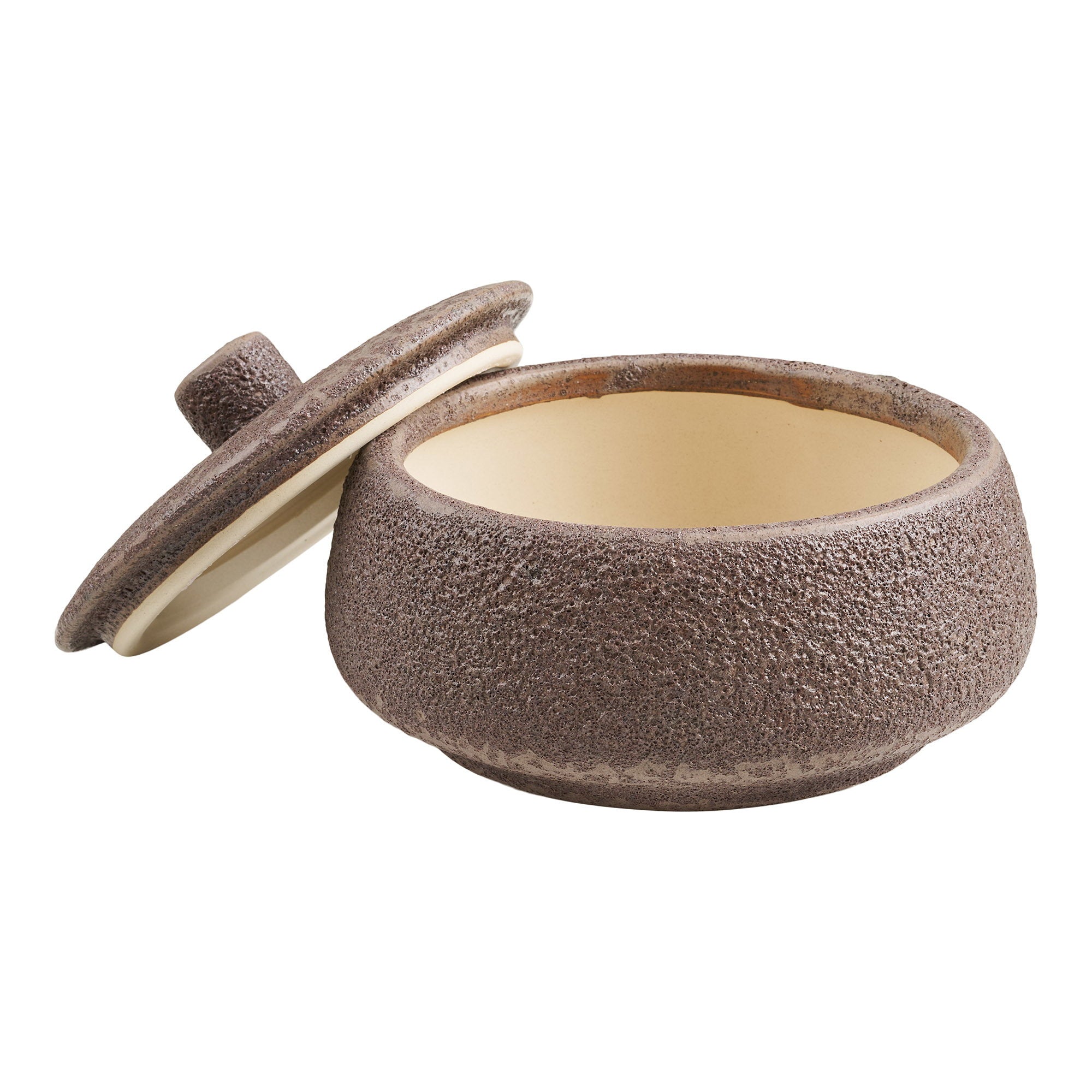 Pot - Pot, keramisch, bruin, ø15x9,5 cm