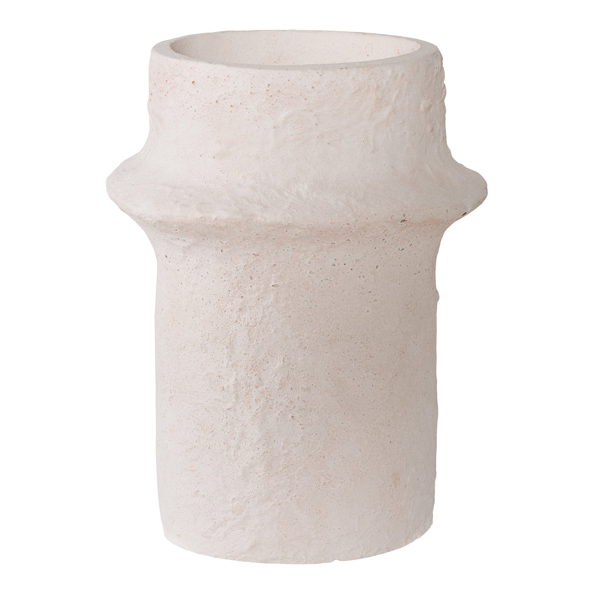 Kaarsenhouder - kaarsenhouder, cement, wit, set van 2