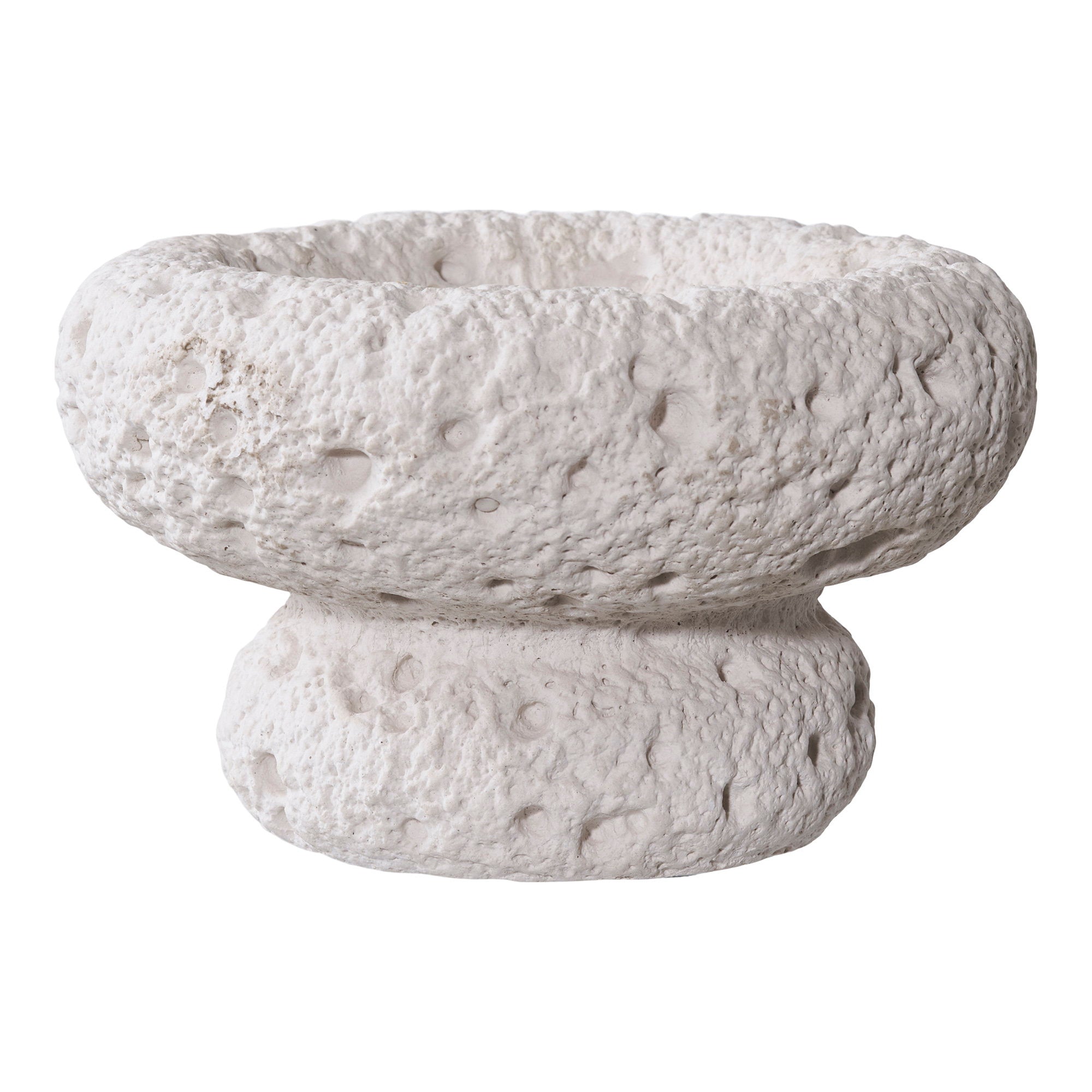 Kaarsenhouder - Kaarsenhouder, cement, grijs, set van 2