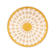 Evie, wanddecoratie oker