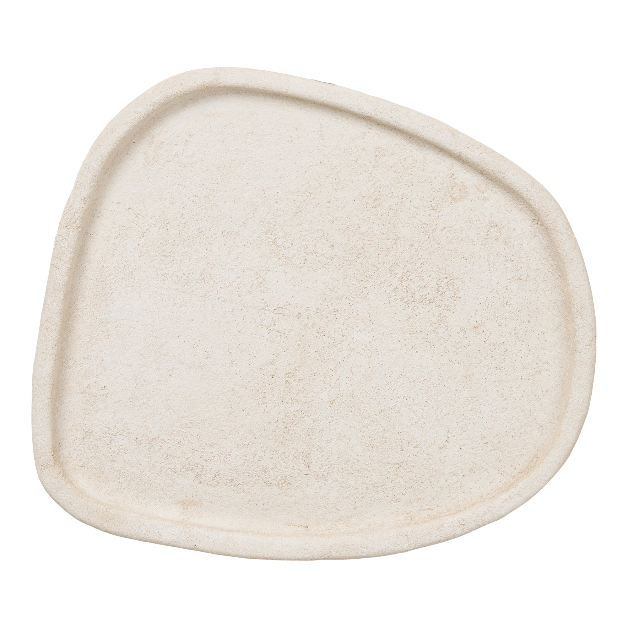 Dienblad - Dienblad, cement, beige 35x30x2,5 cm