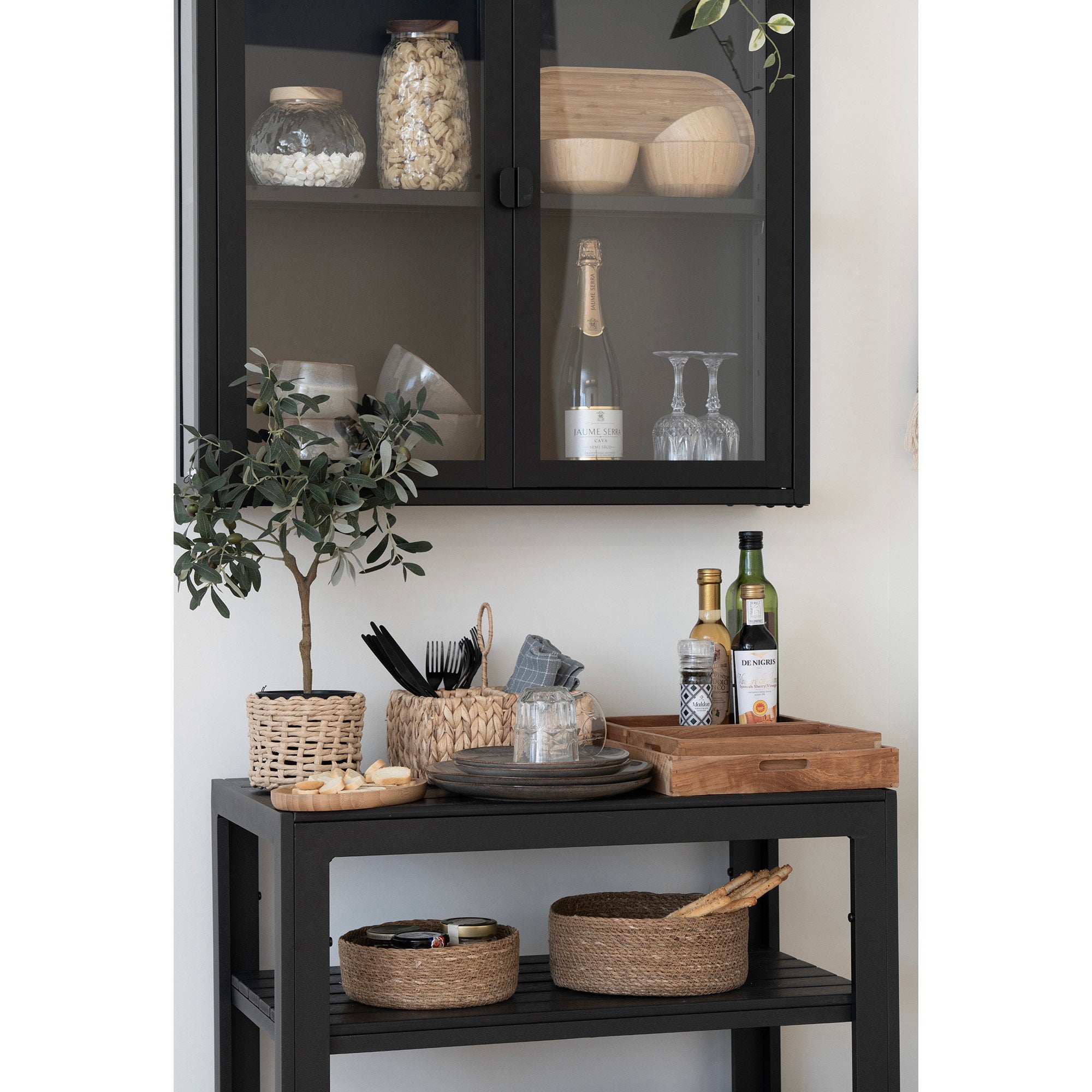 Chefalu Bowl - kom, bamboe, naturel, set van 2