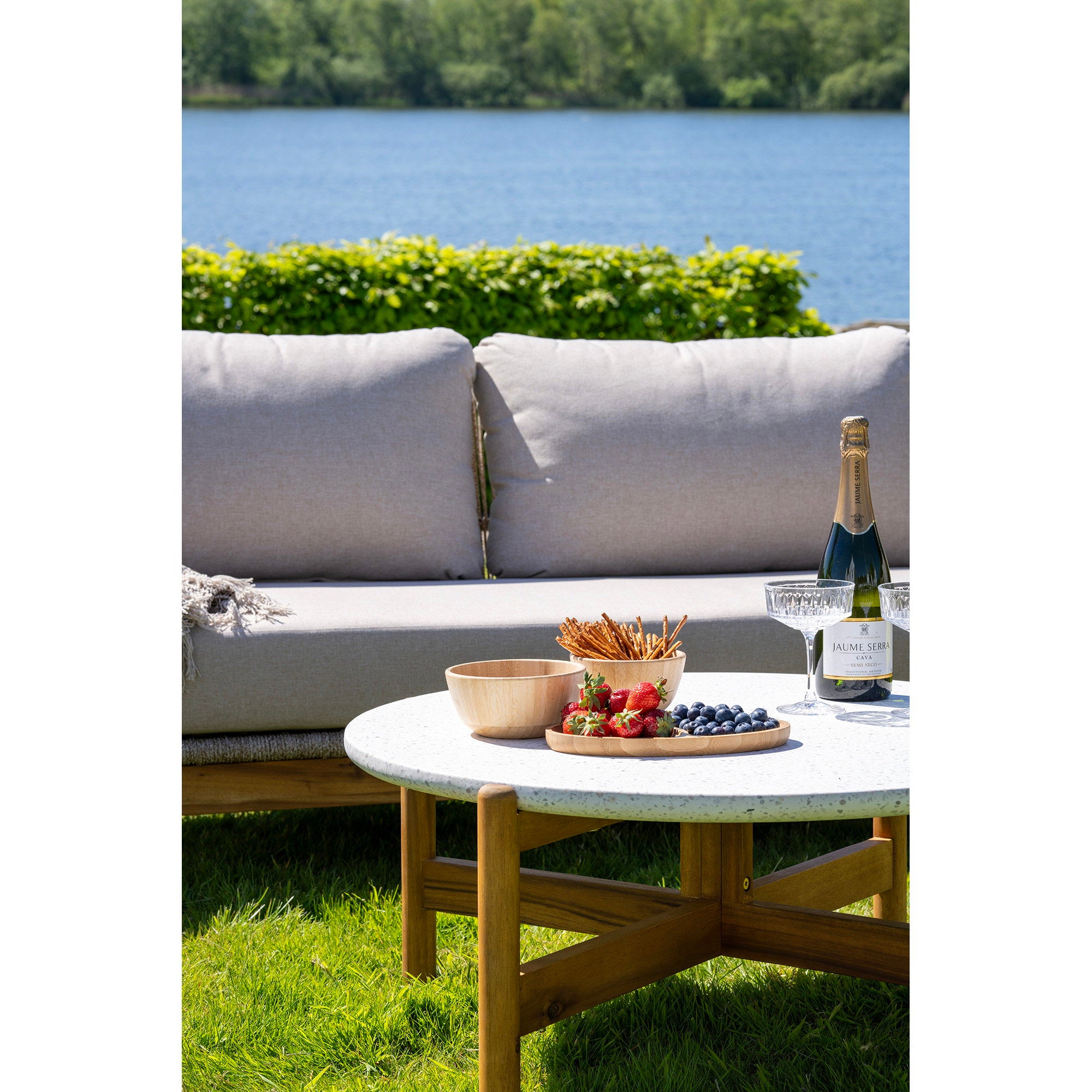 Chefalu Bowl - kom, bamboe, naturel, set van 2