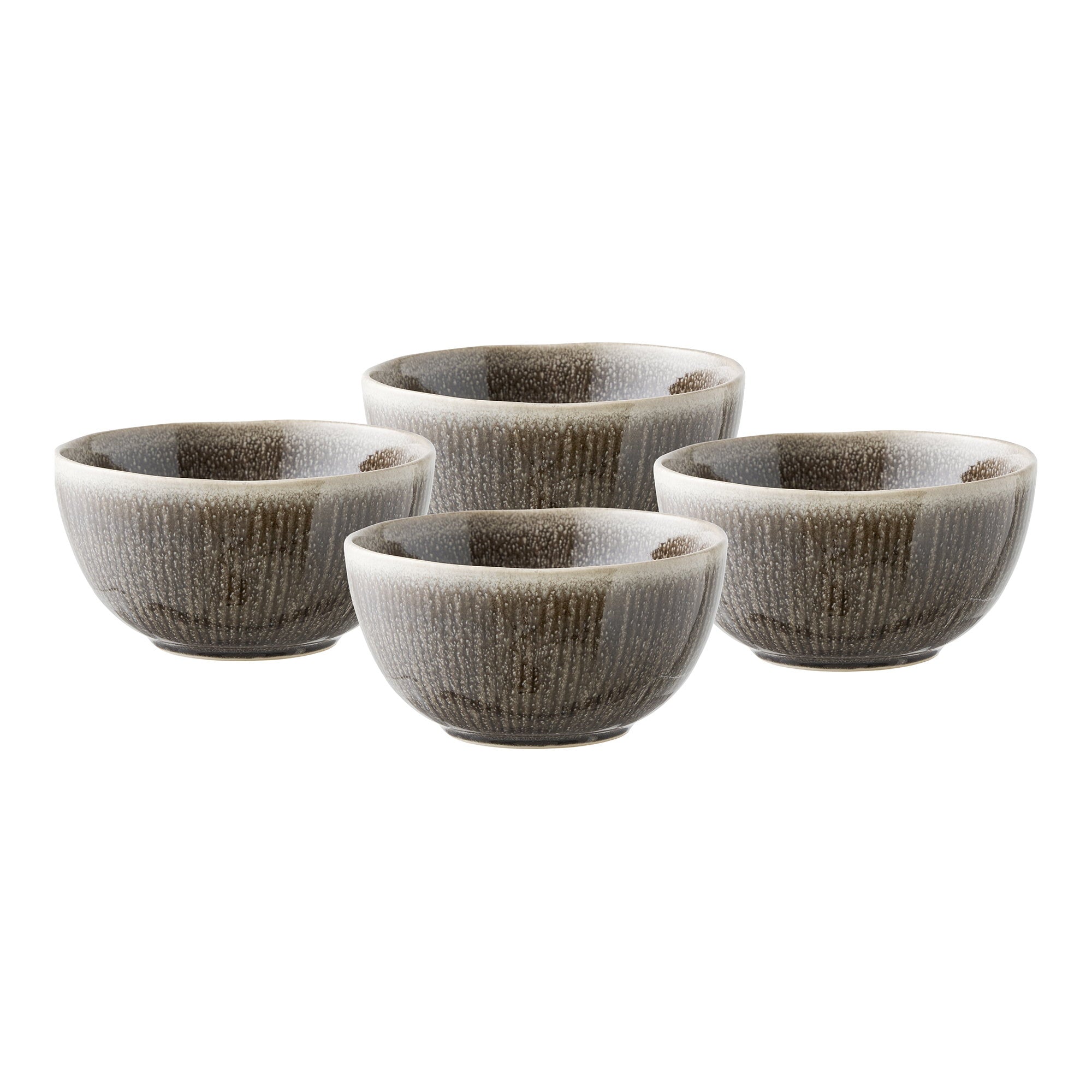 Viola Bowl - Kom, keramiek, grijs, ø14,5 x 7 cm, set van 4