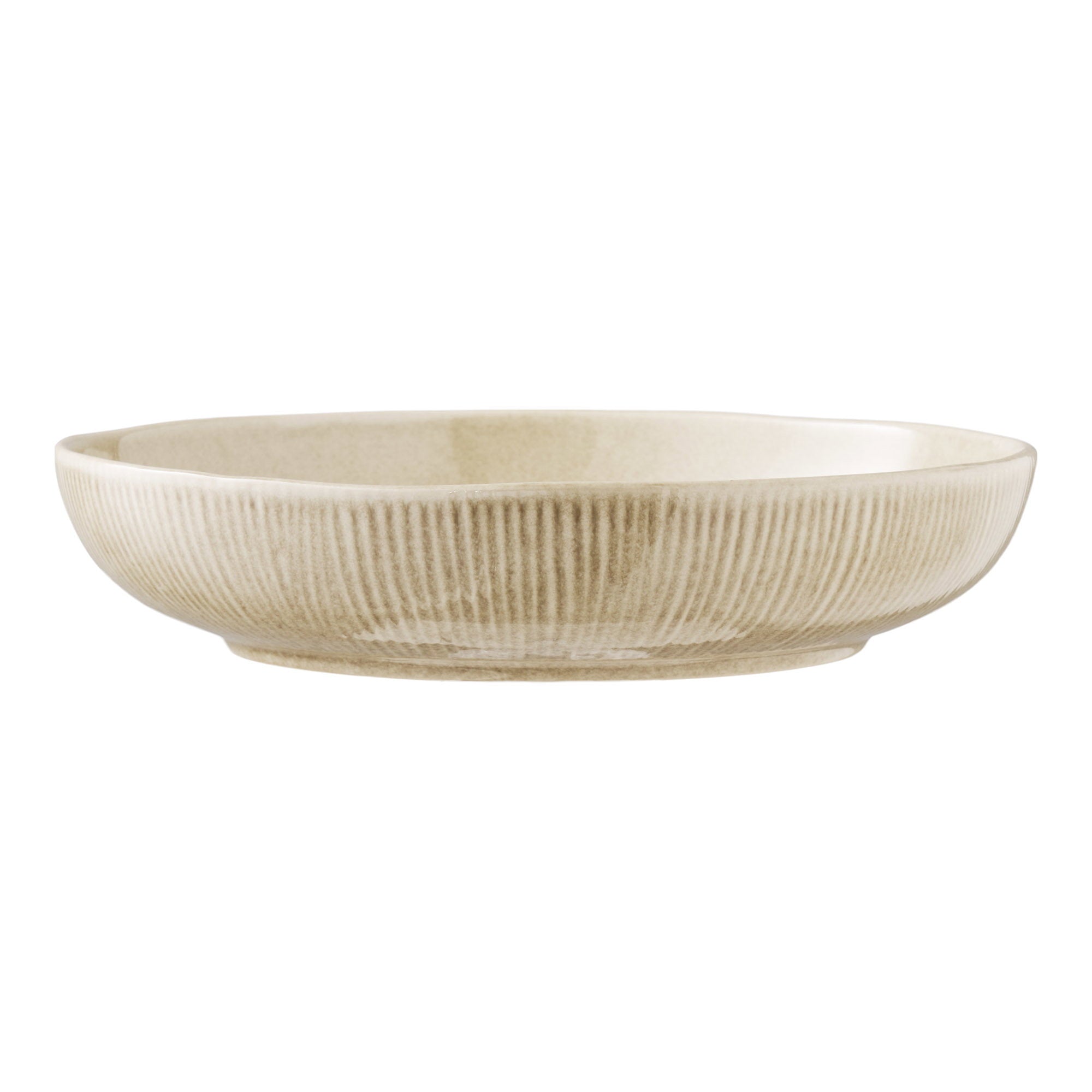 Viola serveerschaal - keramiek, beige ø27x5,8 cm
