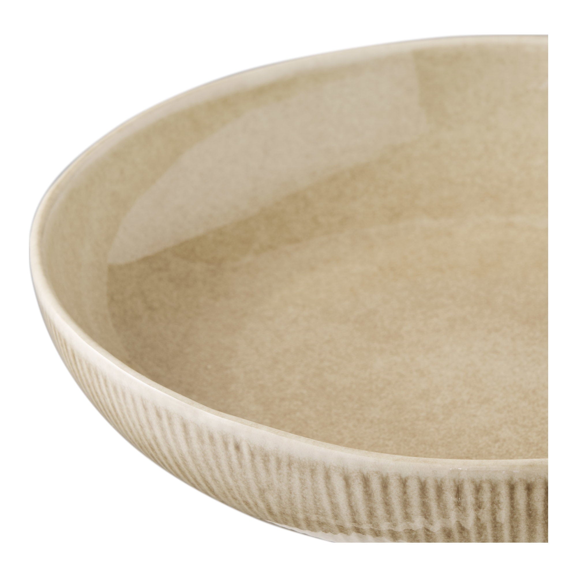 Viola serveerschaal - keramiek, beige ø27x5,8 cm