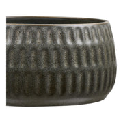 Amalia Bowl - Kom, keramisch, mosgrijs ø14x7,5 cm, set van 2
