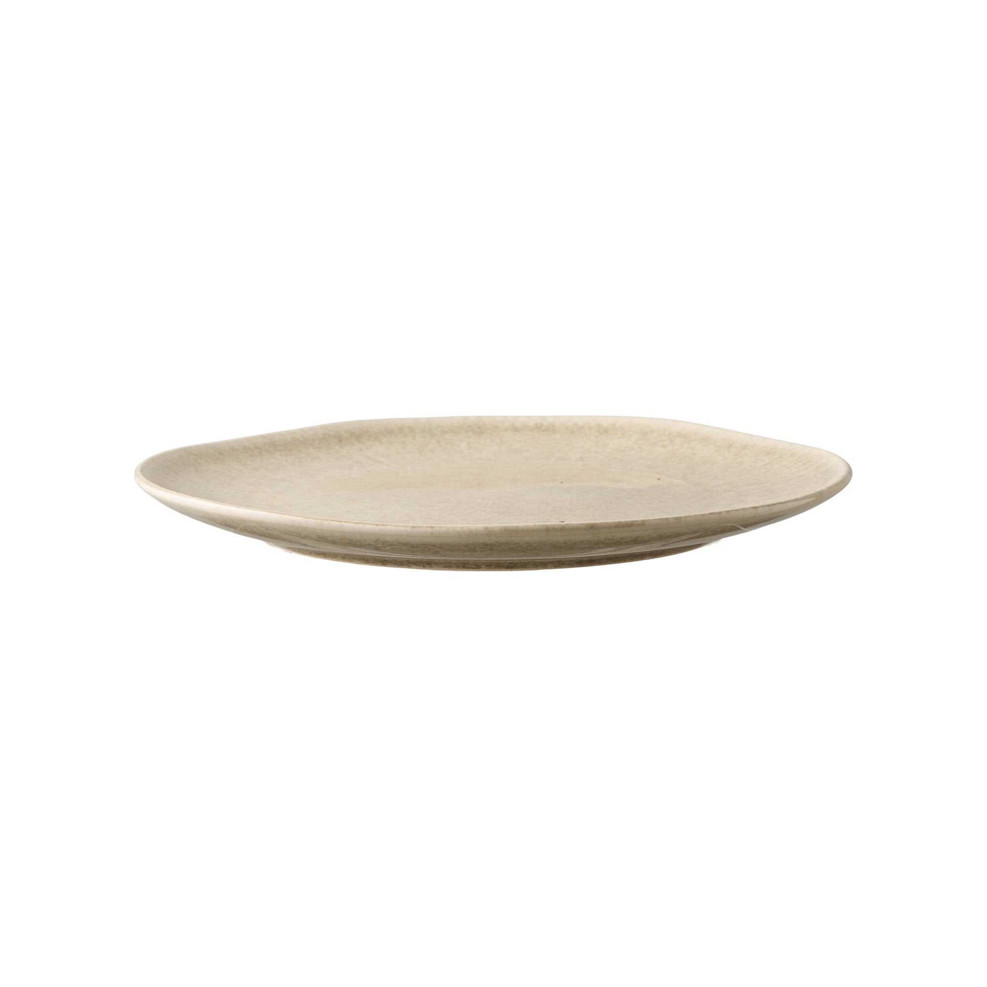 Viola Lunchbord - Lunchbord, keramiek, beige ø21 cm, set van 4
