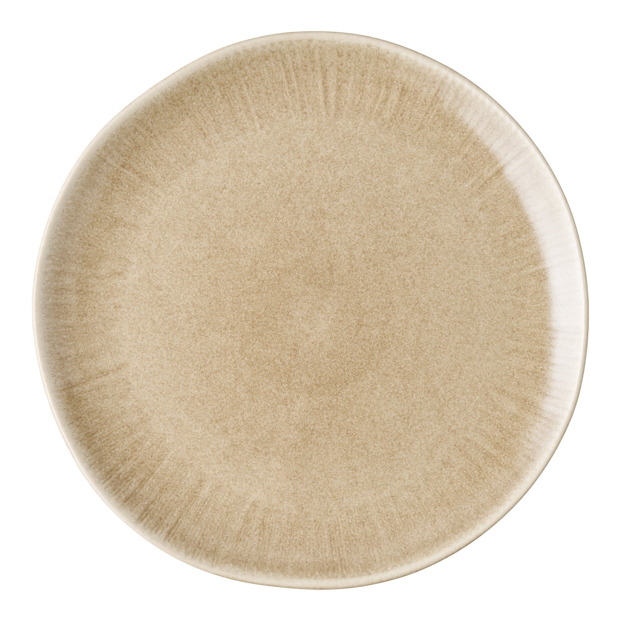 Viola Dinerbord - keramisch dinerbord, beige ø27 cm, set van 4