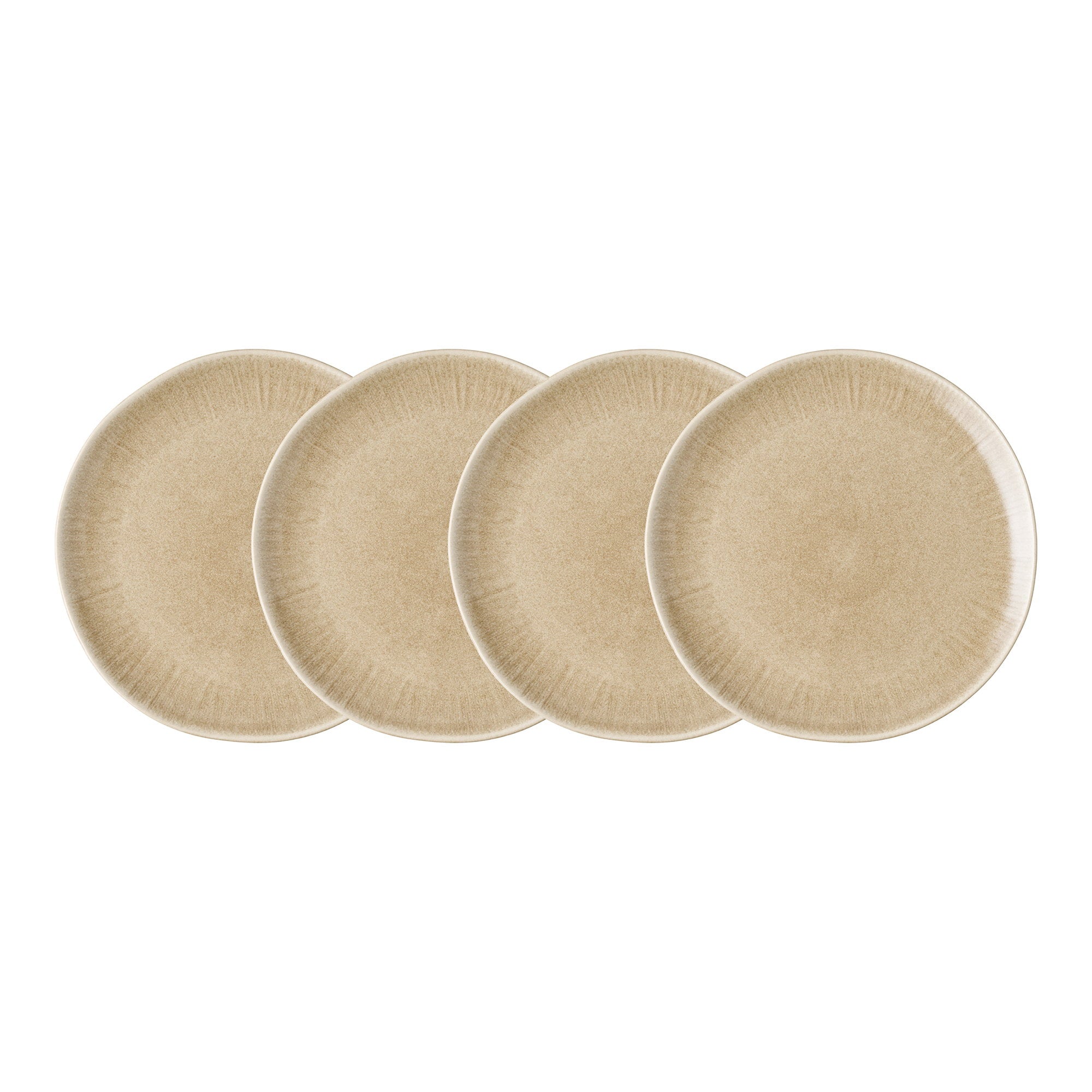 Viola Dinerbord - keramisch dinerbord, beige ø27 cm, set van 4