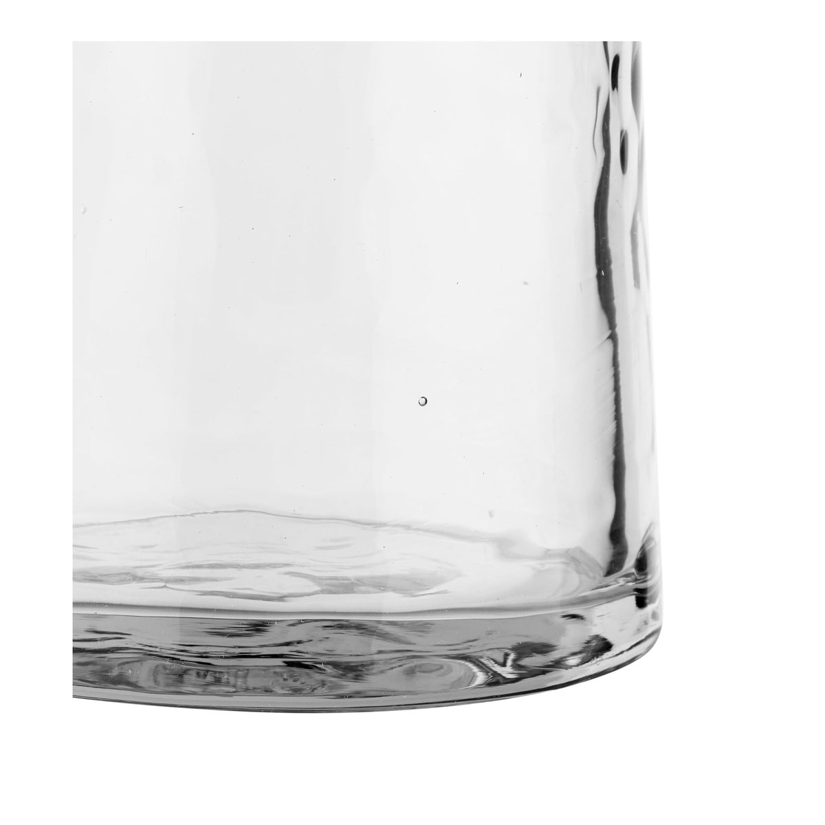 Nalanda Gehamerde Karaf - Gehamerde karaf, helder ø10x30,5 cm