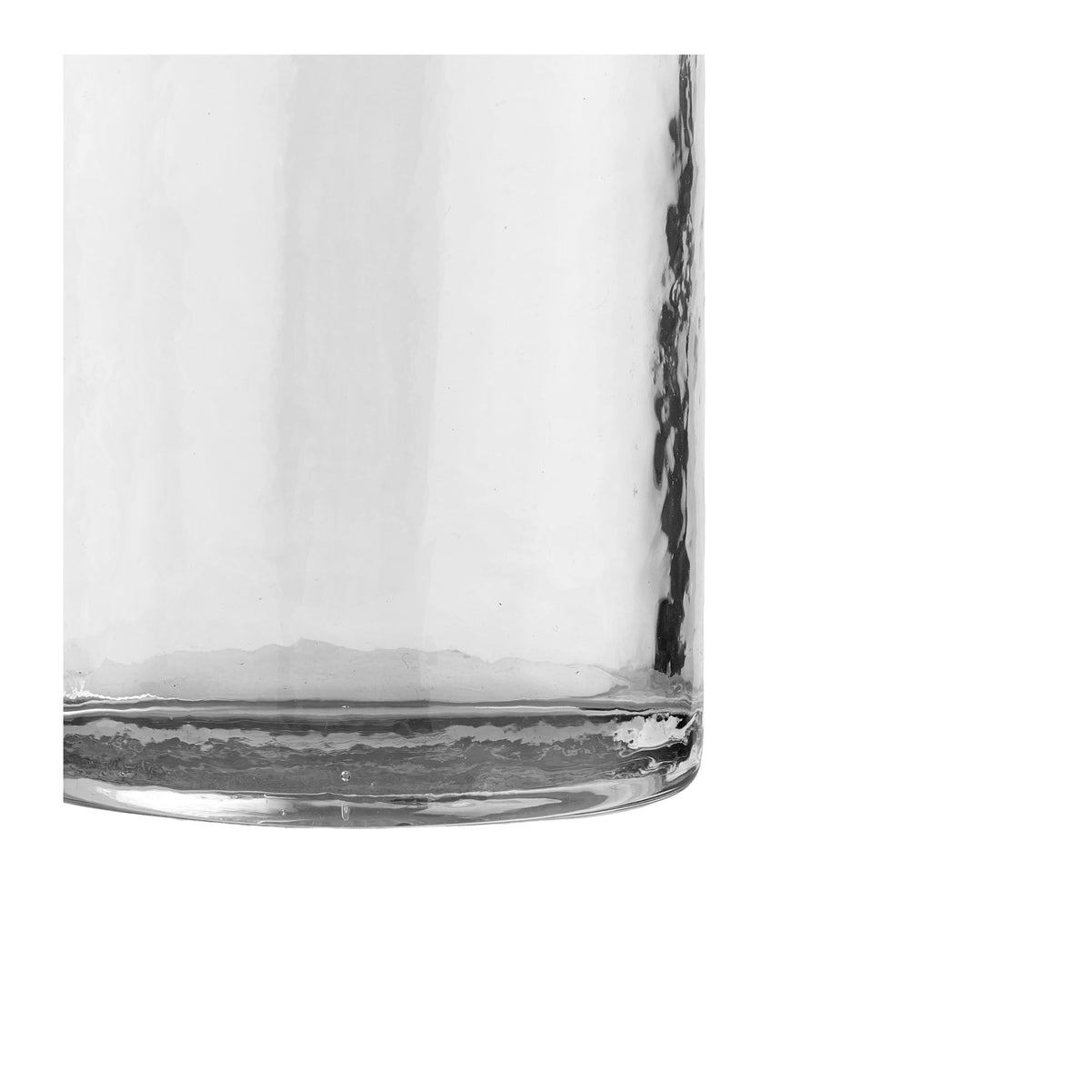 Nalanda Hammared Tumbler - Hammared-tumbler, helder, set van 4 ø7x10 cm