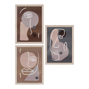 Madison lijstenset - Lijstenset, naturel set van 3