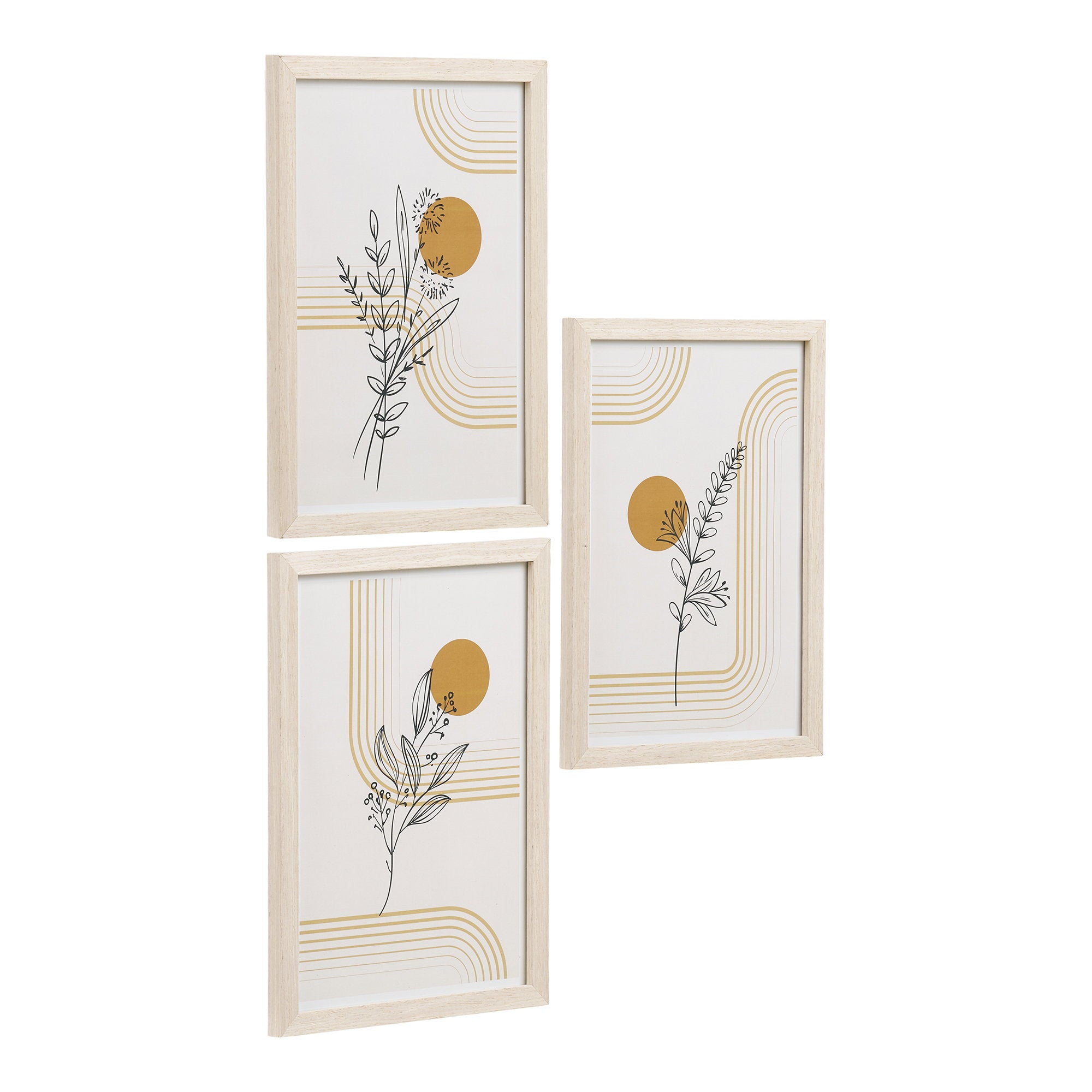 Madison lijstenset - Lijstenset, naturel set van 3