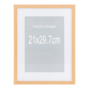 Marbella Frame - Lijst, MDF/glas, naturel, 21 x 29,7 cm, set van 5