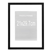 Marbella Frame - Fotolijst, MDF/glas, zwart, 21 x 29,70 cm, set van 5