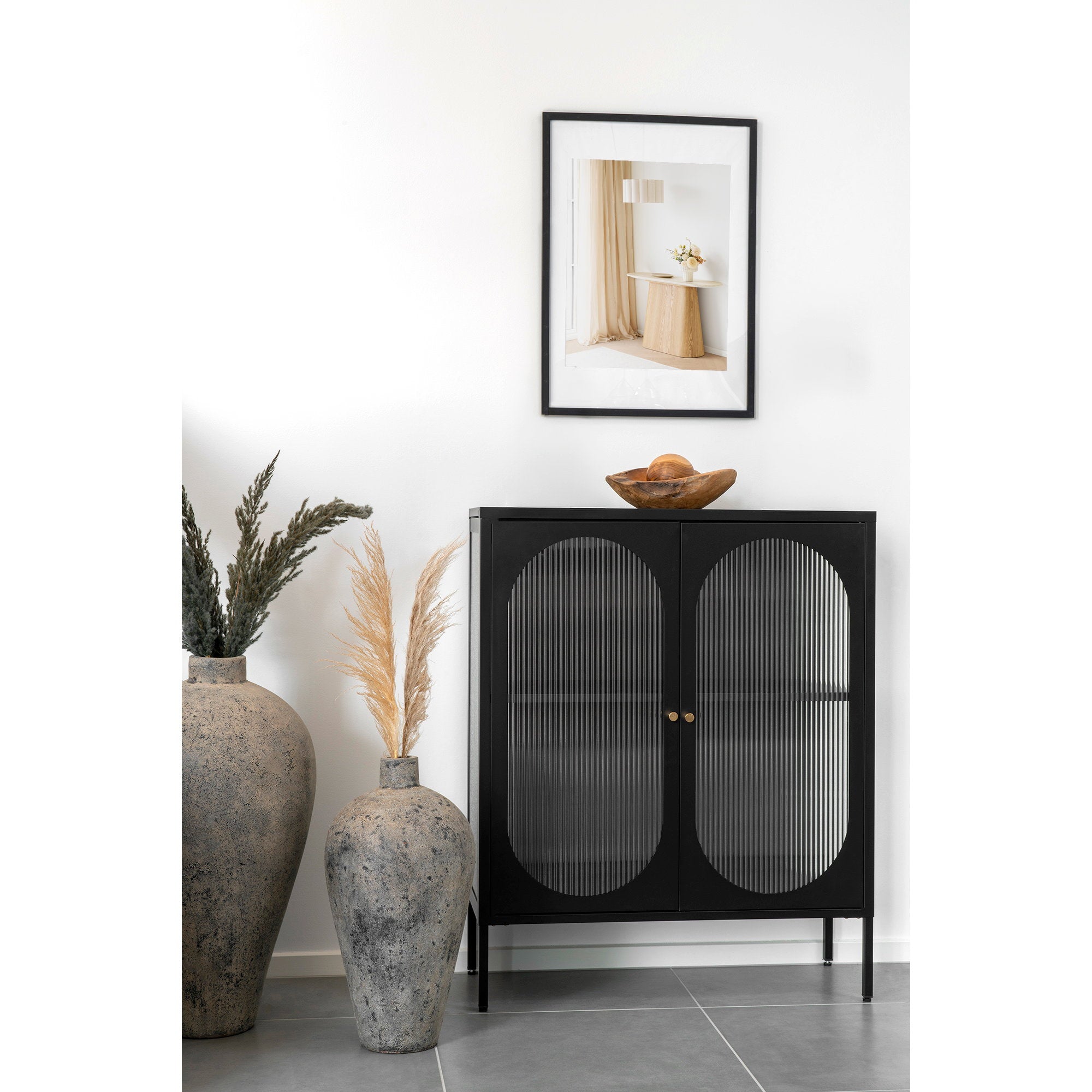 Marbella Frame - Lijst, MDF/glas, zwart 50x70 cm, set van 5