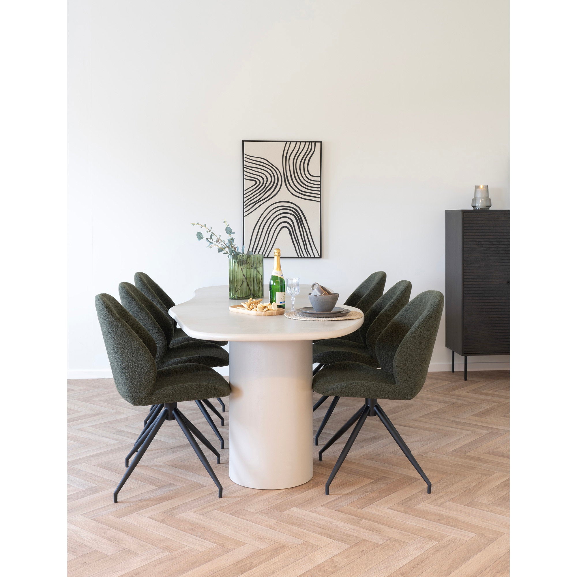 Lipari Canvasprint - Canvasprint, canvas, zwart/beige, Nr. 2 60x90 cm
