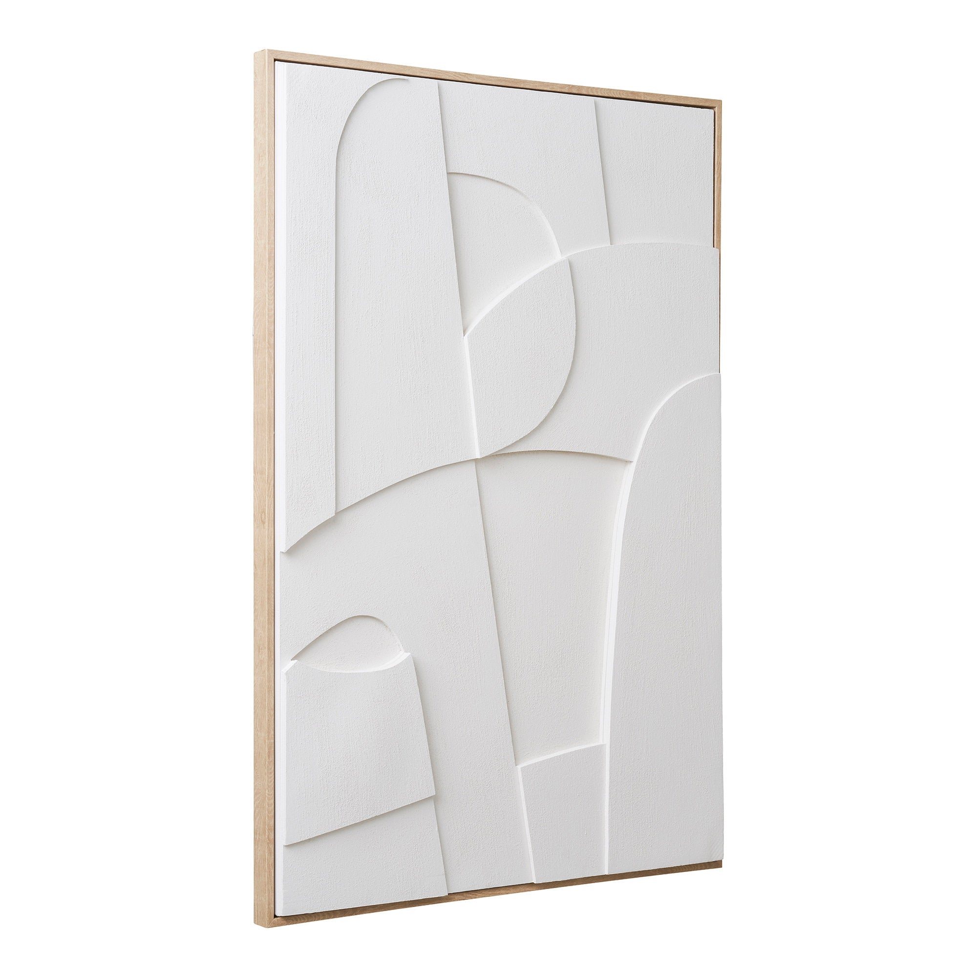 Madeline reliëf wanddecoratie - reliëf wanddecoratie, wit, nr. 1 60x90 cm