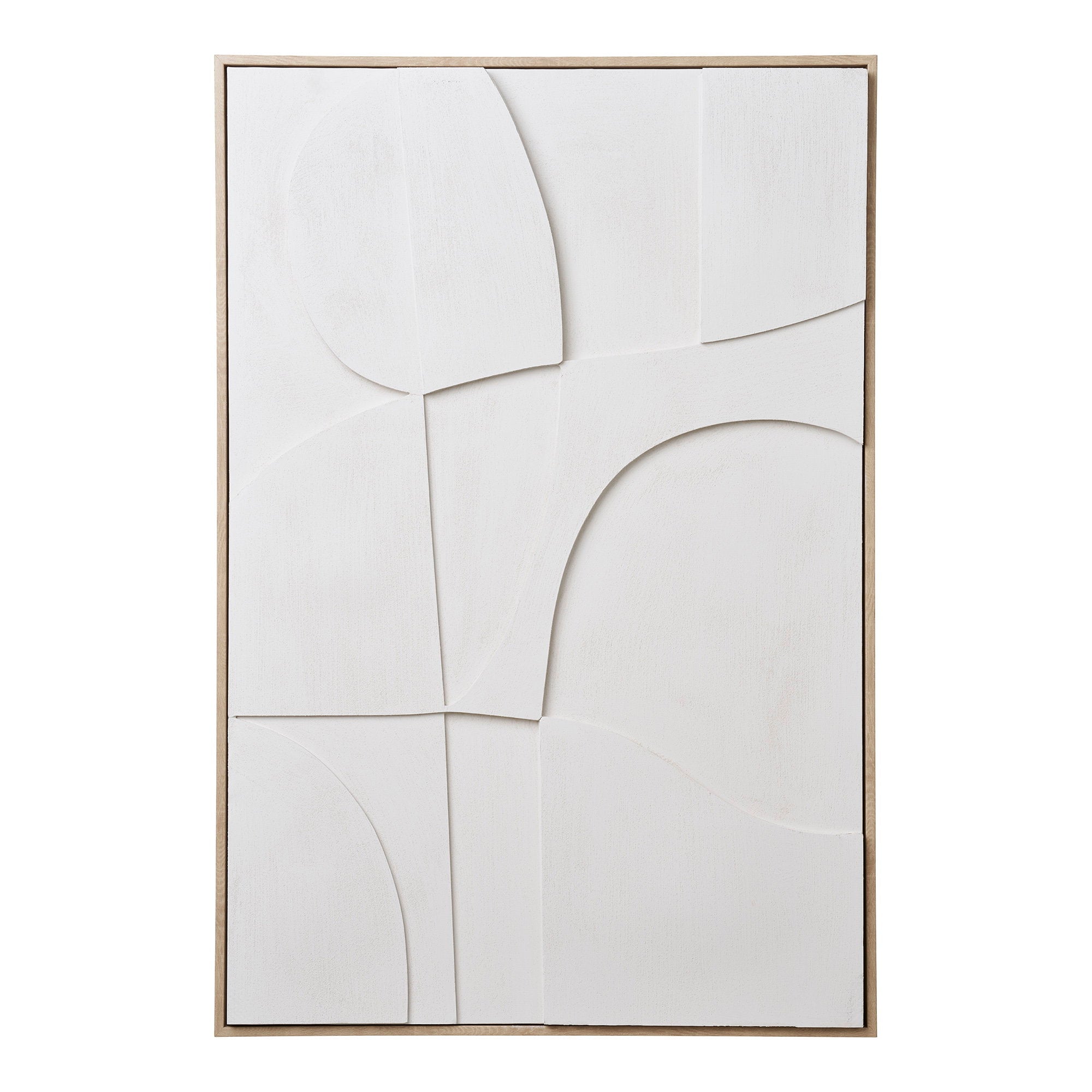 Madeline reliëfwanddecoratie - reliëfwanddecoratie, wit, nr. 2 60x90 cm