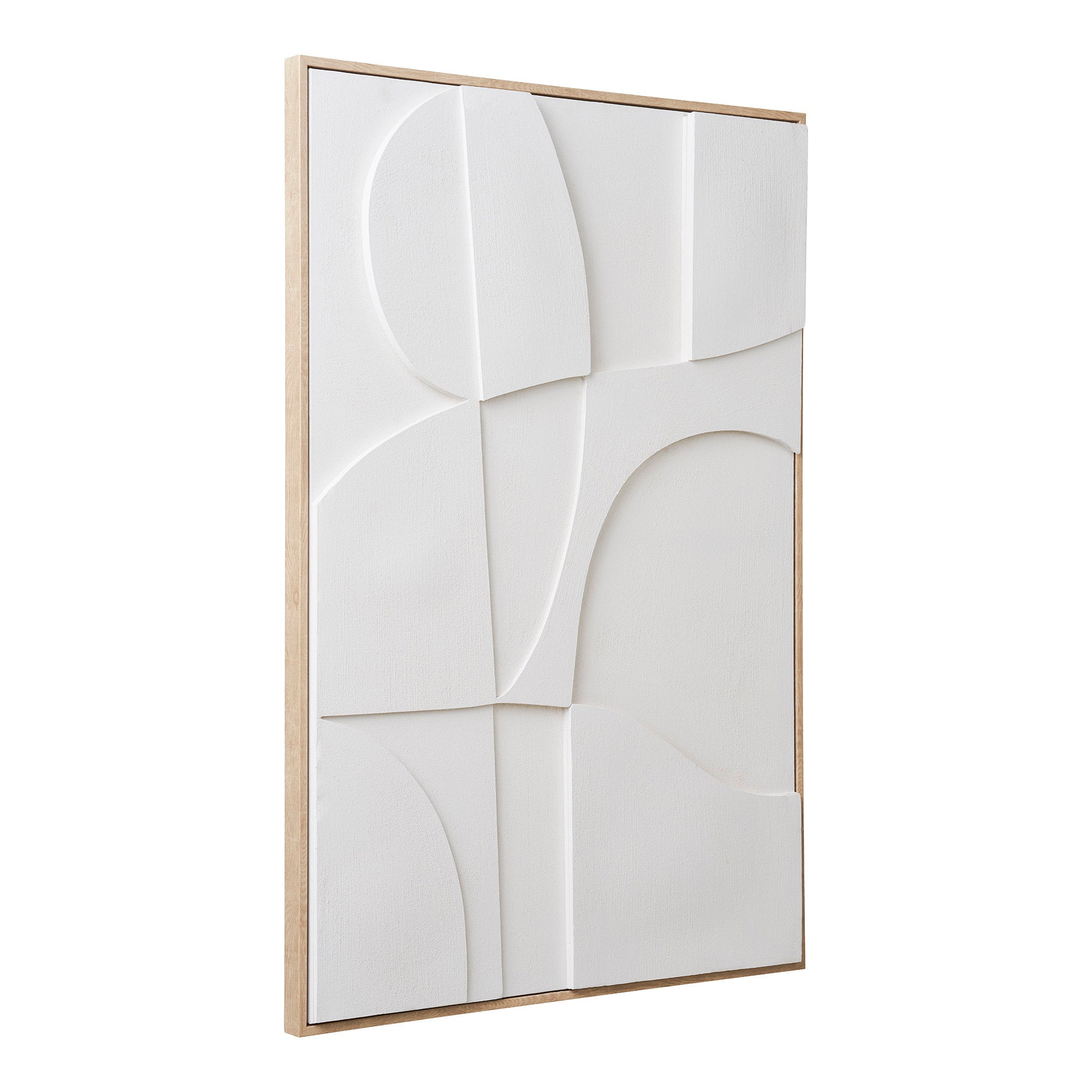 Madeline reliëfwanddecoratie - reliëfwanddecoratie, wit, nr. 2 60x90 cm