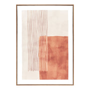 Mina Canvas Print - Canvasafdruk, canvas, beige/bruin, nr. 1 50x70 cm