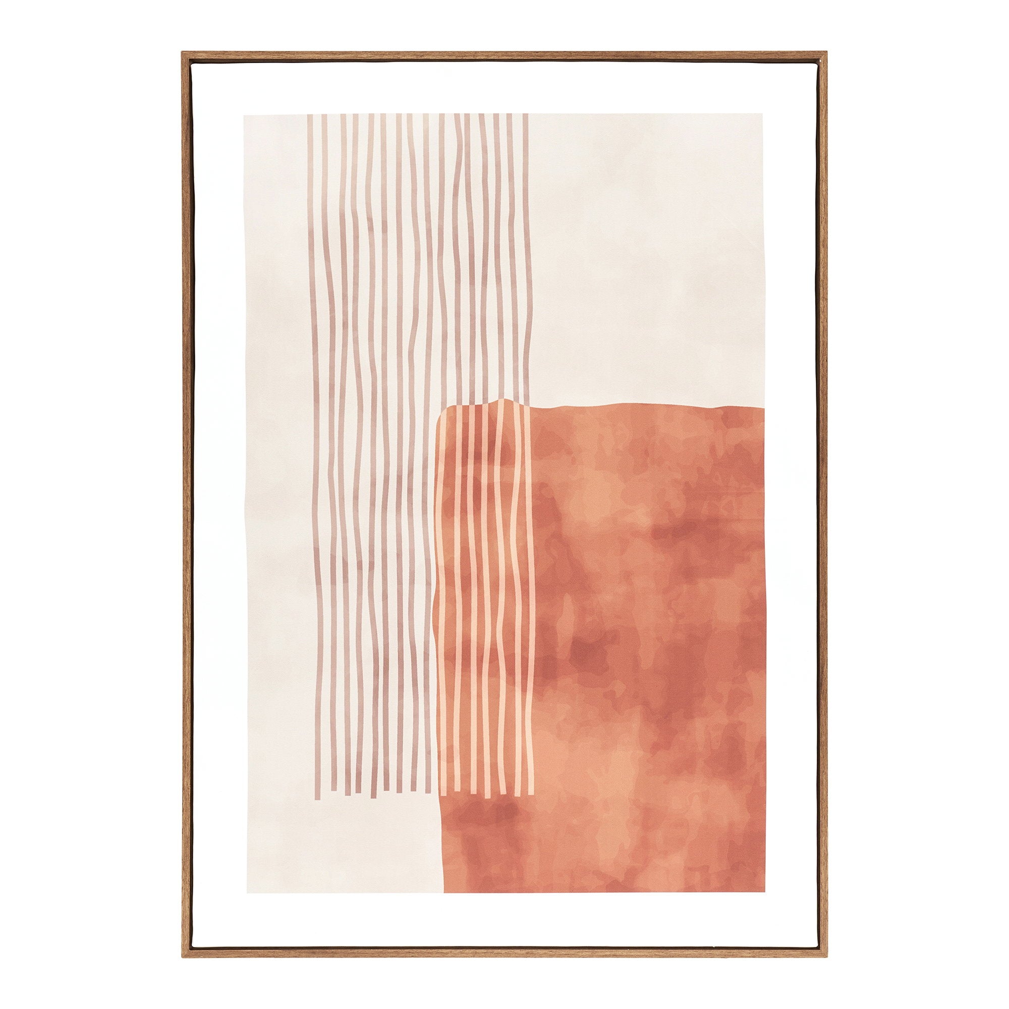Mina Canvas Print - Canvasafdruk, canvas, beige/bruin, nr. 1 50x70 cm