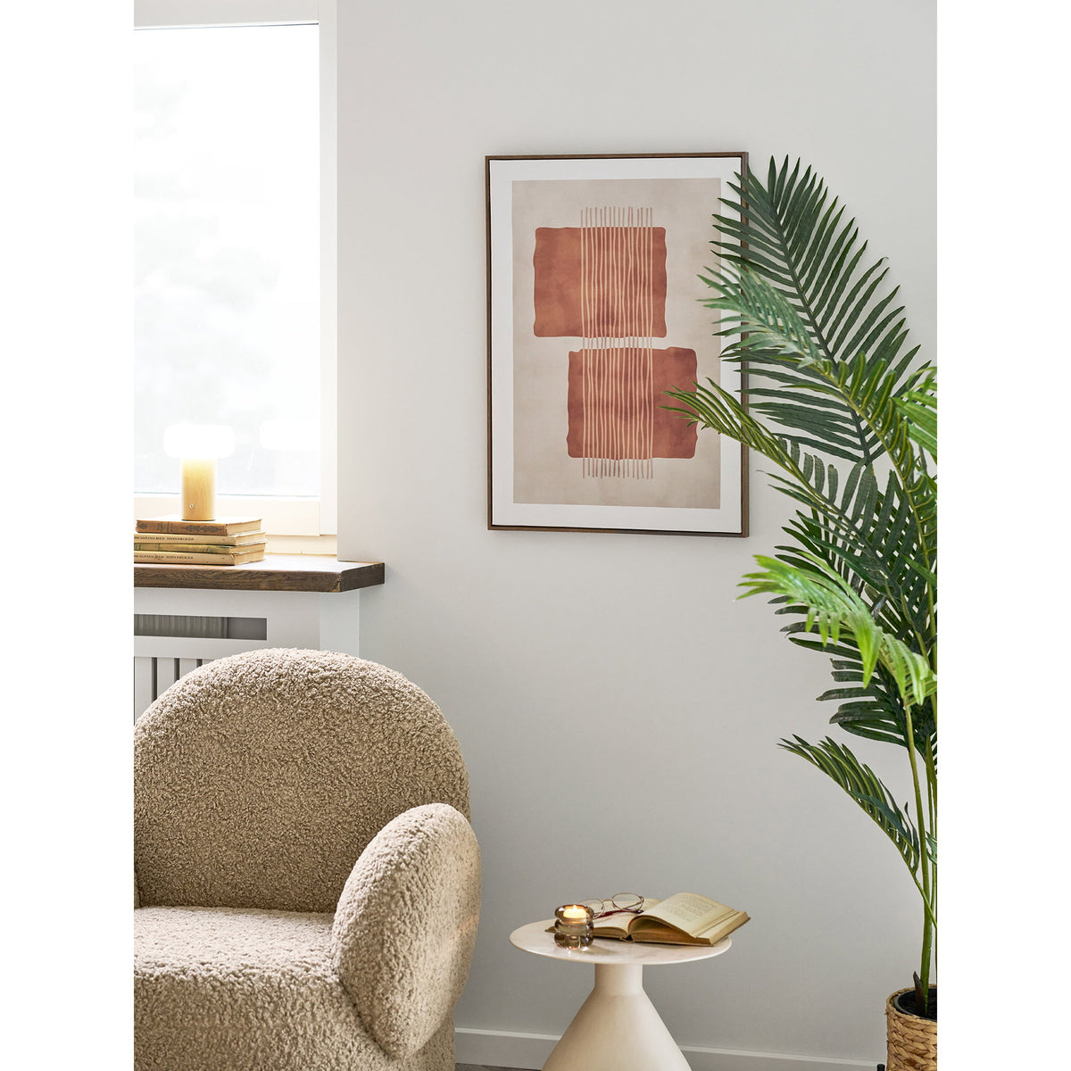 Mina Canvasafdruk - Canvasafdruk, canvas, beige/bruin, Nr.2 50x70 cm