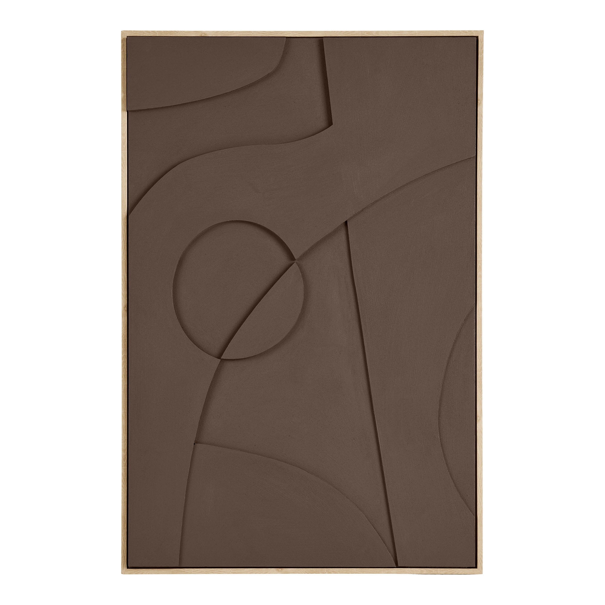 Isabella Reliëf Wanddecoratie - Reliëf wanddecoratie, bruin, nr. 2 60x90 cm