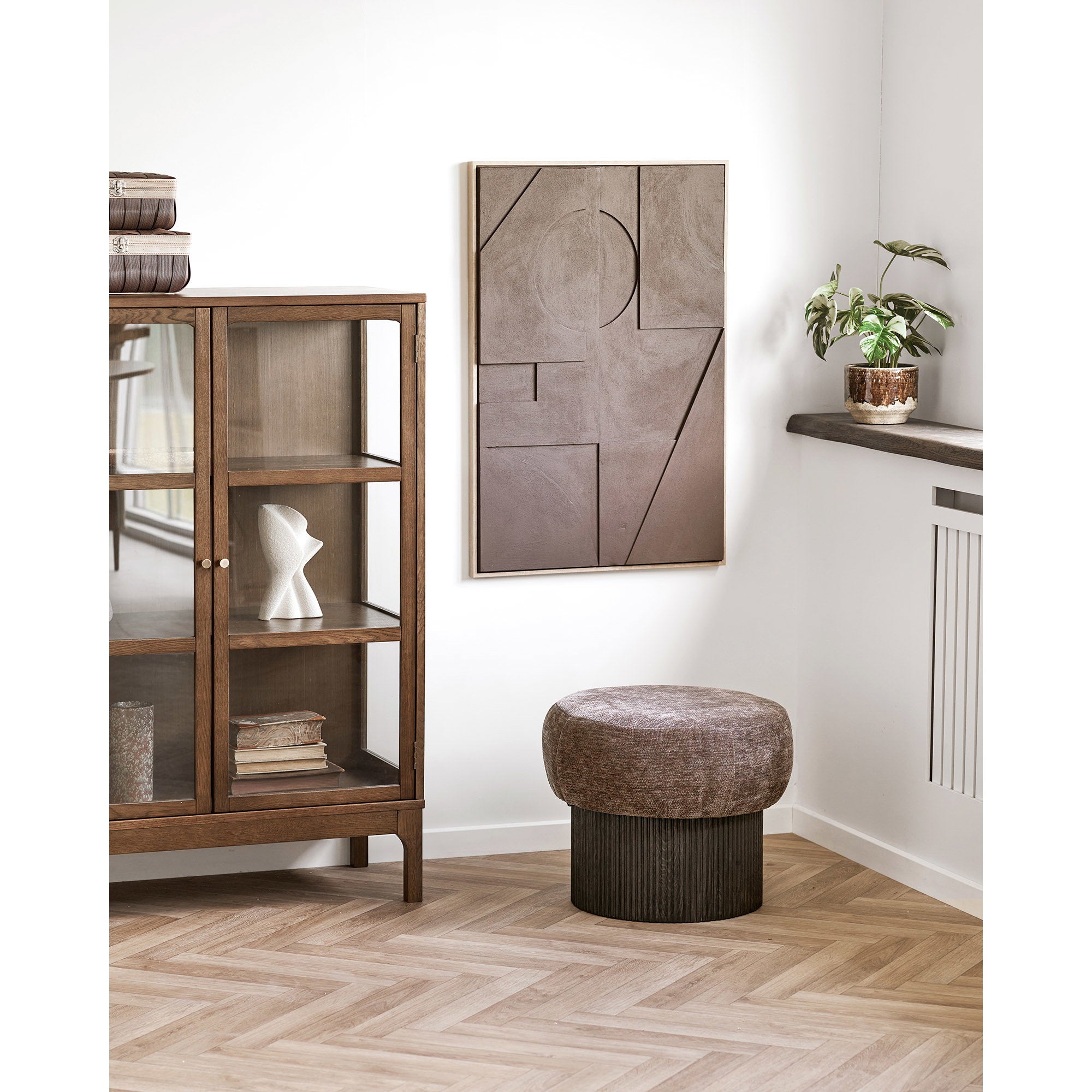 Isabella Reliëf Wanddecoratie - Reliëf wanddecoratie, bruin, nr. 2 60x90 cm