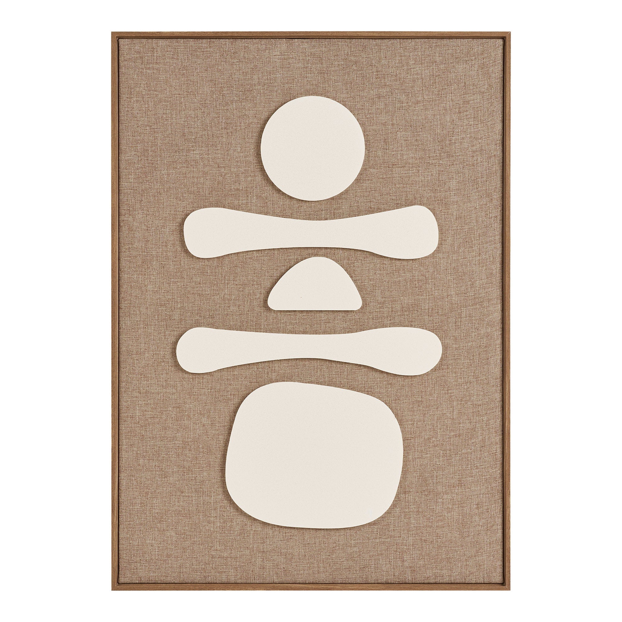 Diva Relief Wanddecoratie - Relief-wanddecoratie, bruin/beige, Nr. 1 50x70 cm