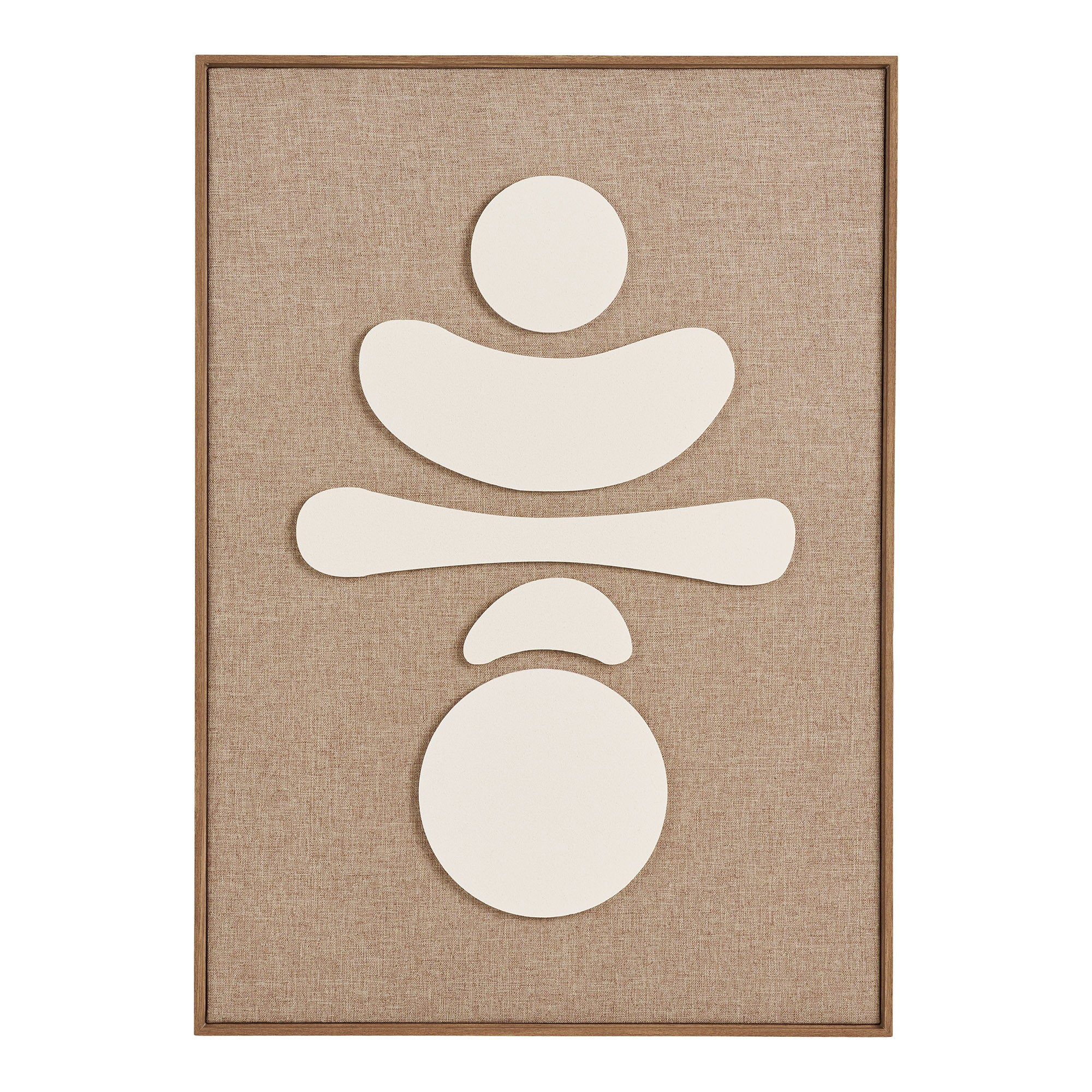 Diva Relief Wanddecoratie - reliëf wanddecoratie, bruin/beige, nr. 2 50x70 cm