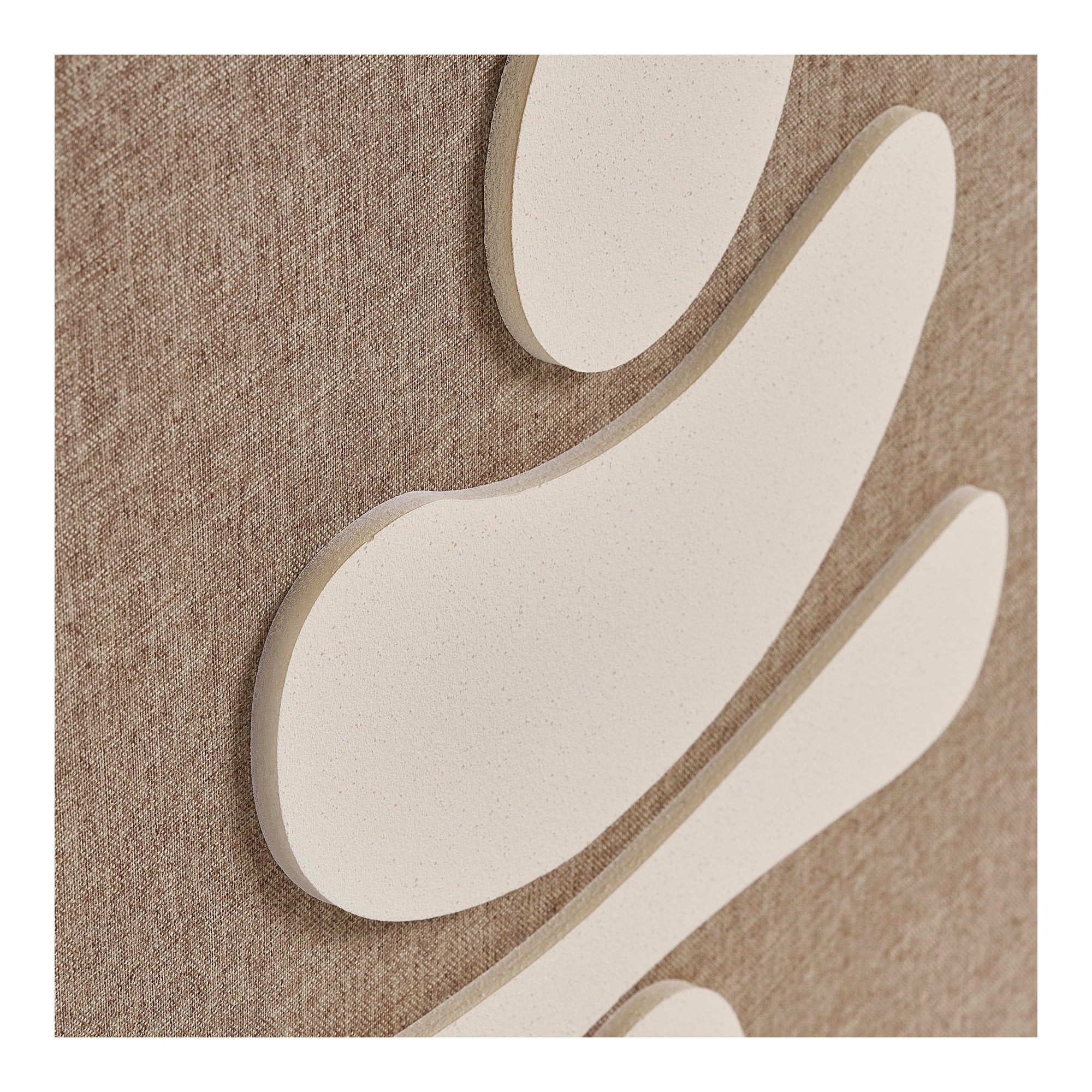 Diva Relief Wanddecoratie - reliëf wanddecoratie, bruin/beige, nr. 2 50x70 cm