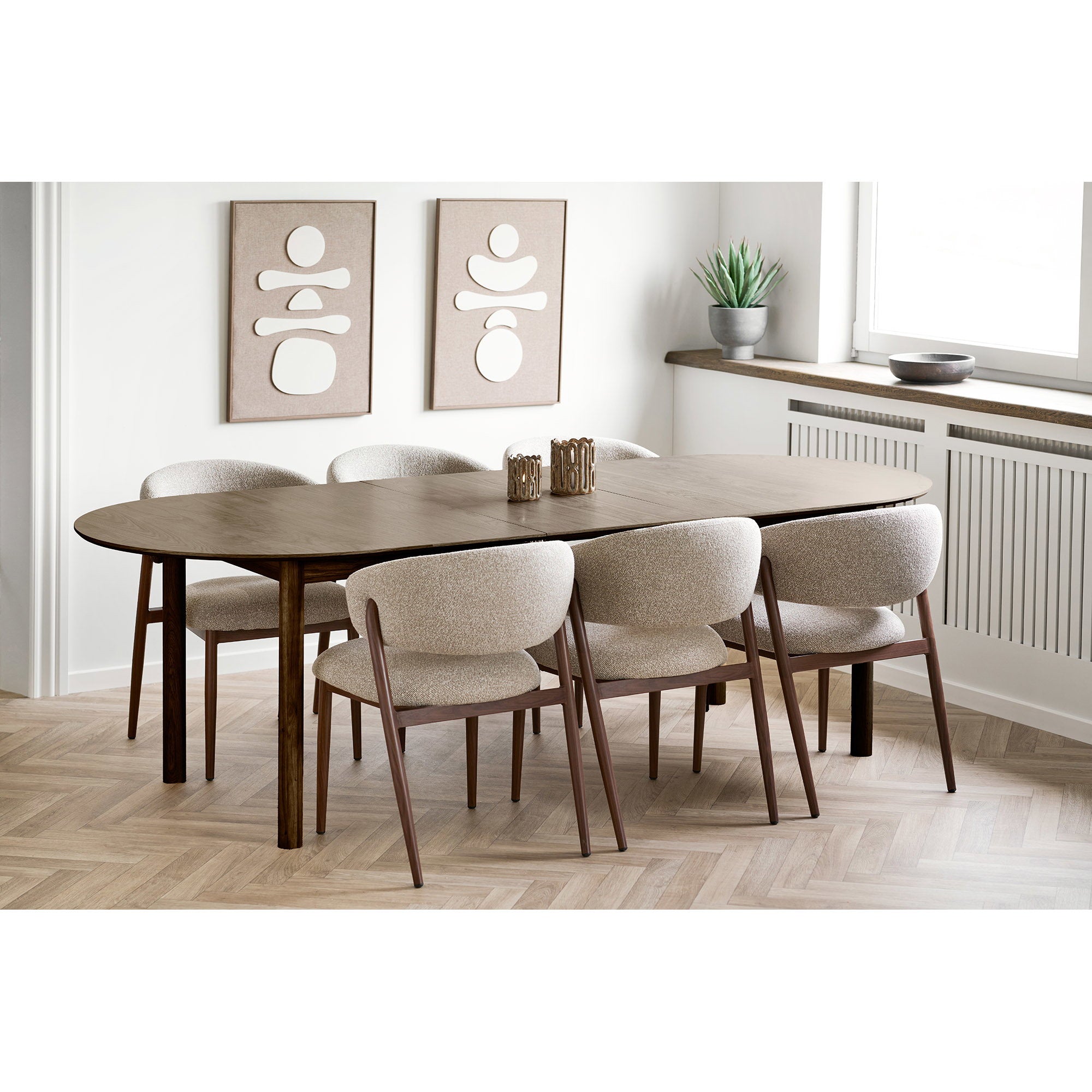 Diva Relief Wanddecoratie - reliëf wanddecoratie, bruin/beige, nr. 2 50x70 cm