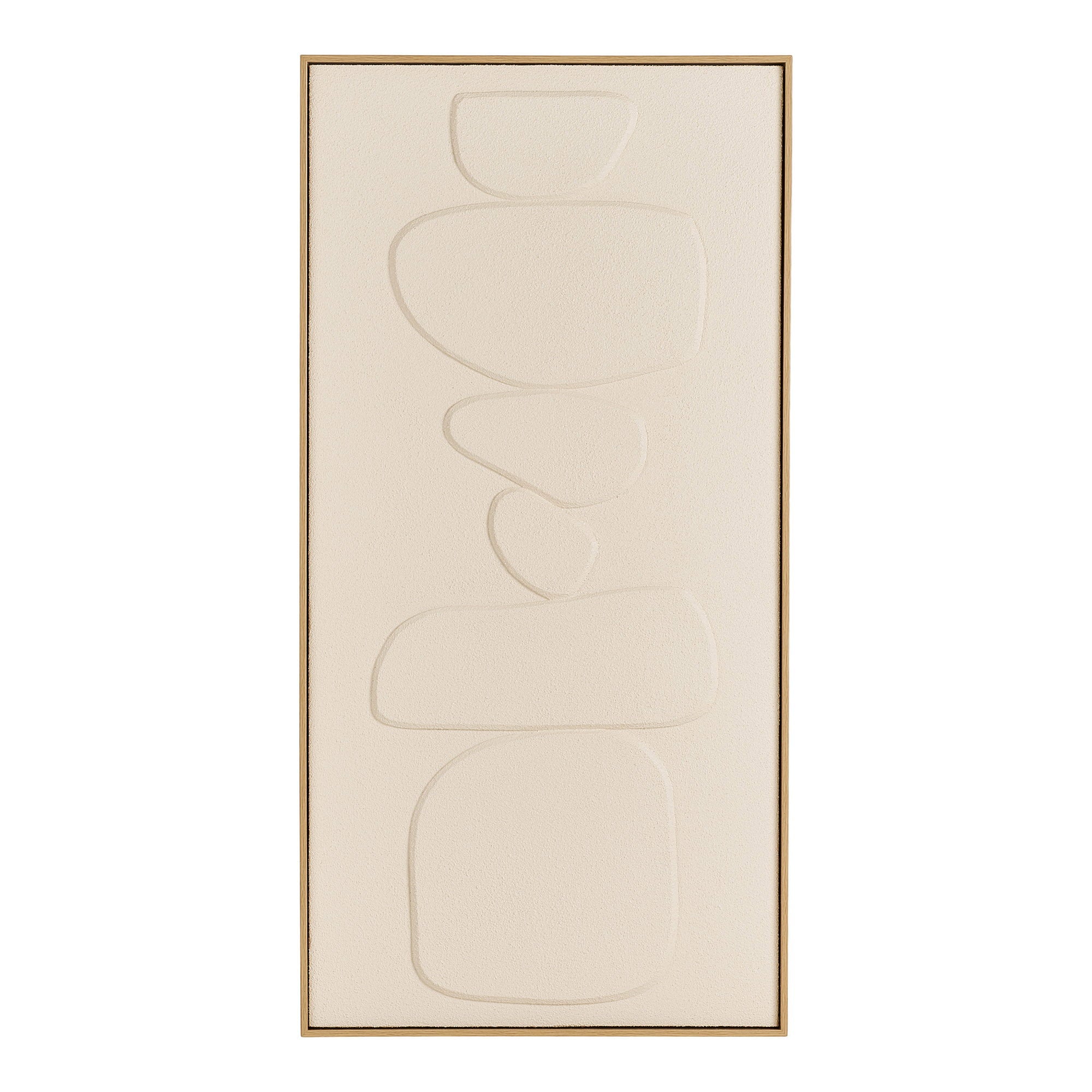 Victoria reliëfwanddecoratie - reliëf wanddecoratie, beige, nr. 1 60x120 cm