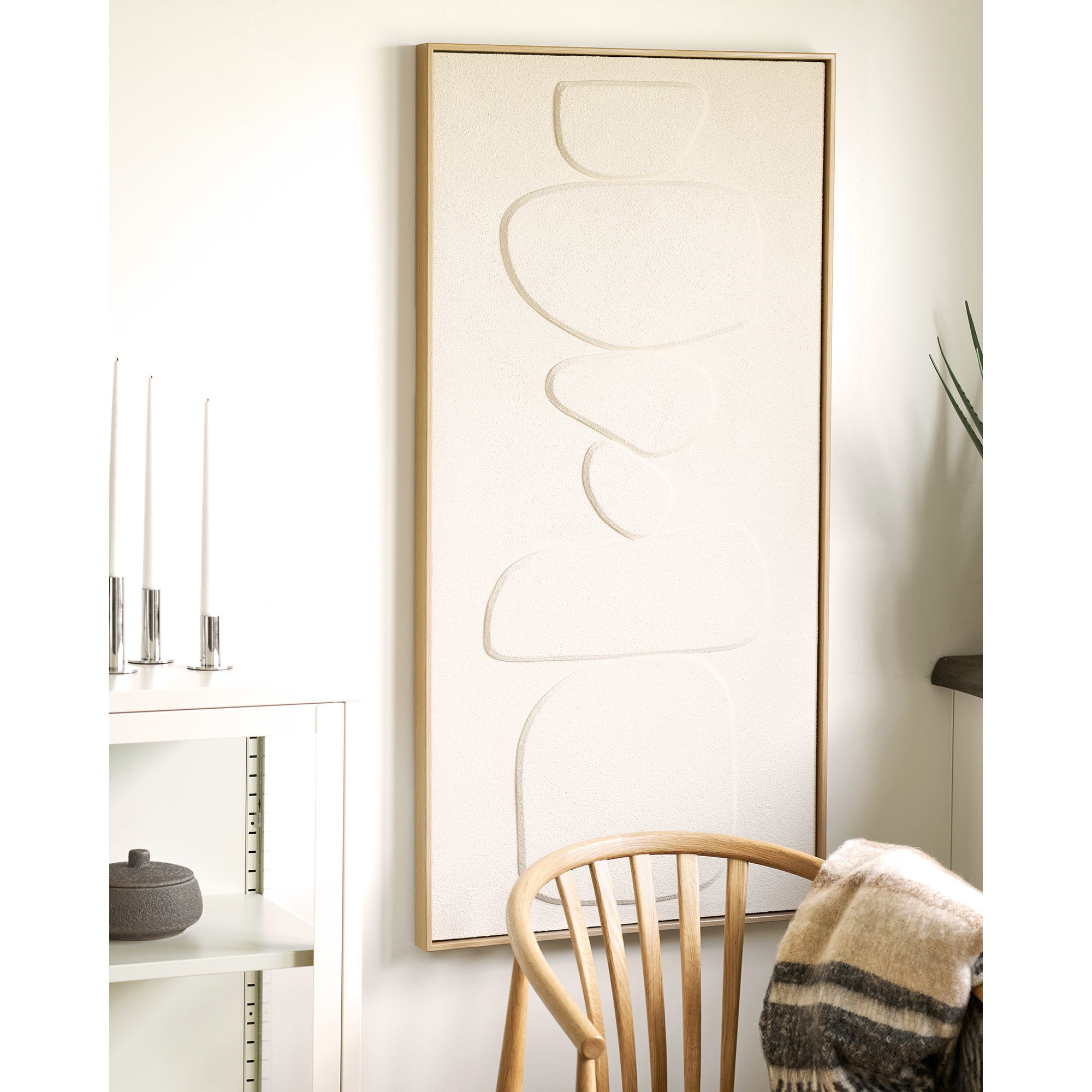 Victoria reliëfwanddecoratie - reliëf wanddecoratie, beige, nr. 1 60x120 cm