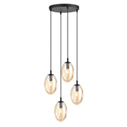 Hanglamp - ASTRAL 4 BL PREMIUM HONINGKLEURIG