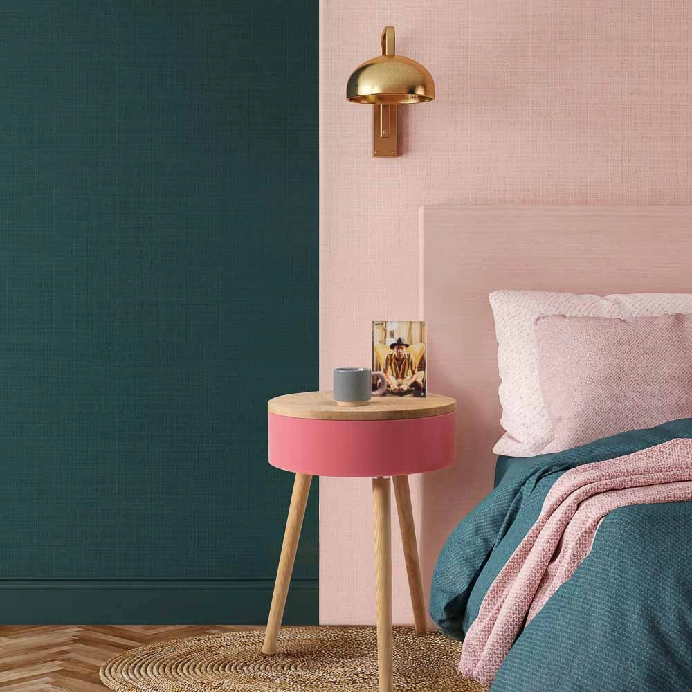 Lund Skittle bijzettafel Ø 34 cm, hoogte 52 cm - roze
