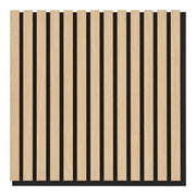 Akoestisch paneel - akoestisch paneel, houtfineer, naturel, eikenlook 520x520x22 mm (set van 2)