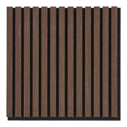 Akoestisch paneel - Akoestisch paneel, houtfineer, walnoot, walnootlook 520x520x22 mm (set van 2)