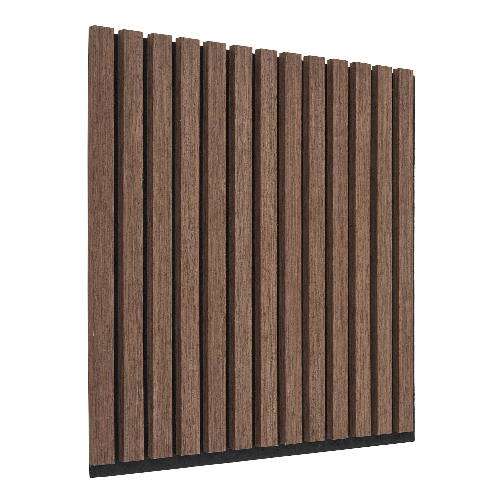 Akoestisch paneel - Akoestisch paneel, houtfineer, walnoot, walnootlook 520x520x22 mm (set van 2)