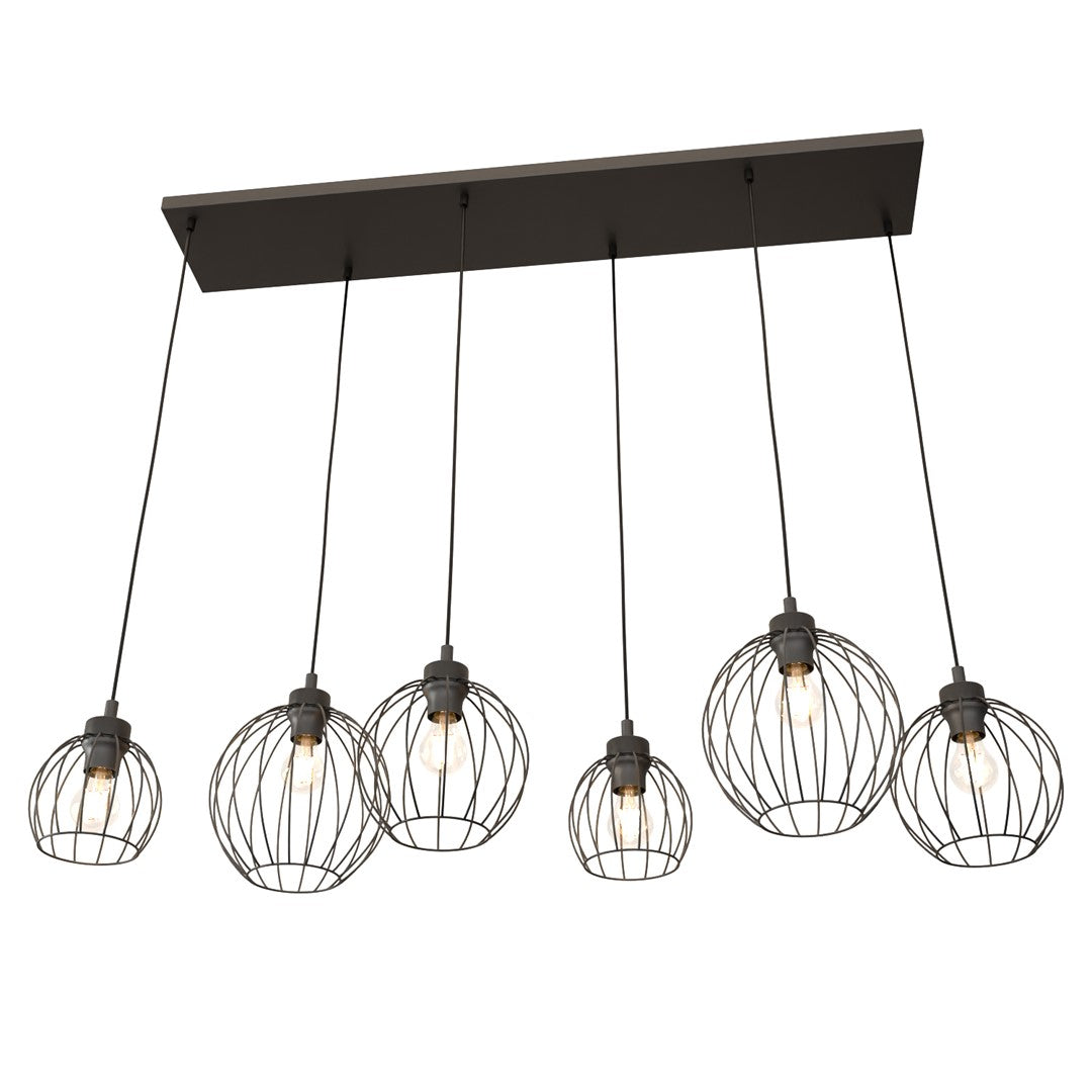 Hanglamp - NANDO 6 BL