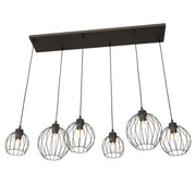 Hanglamp - NANDO 6 BL