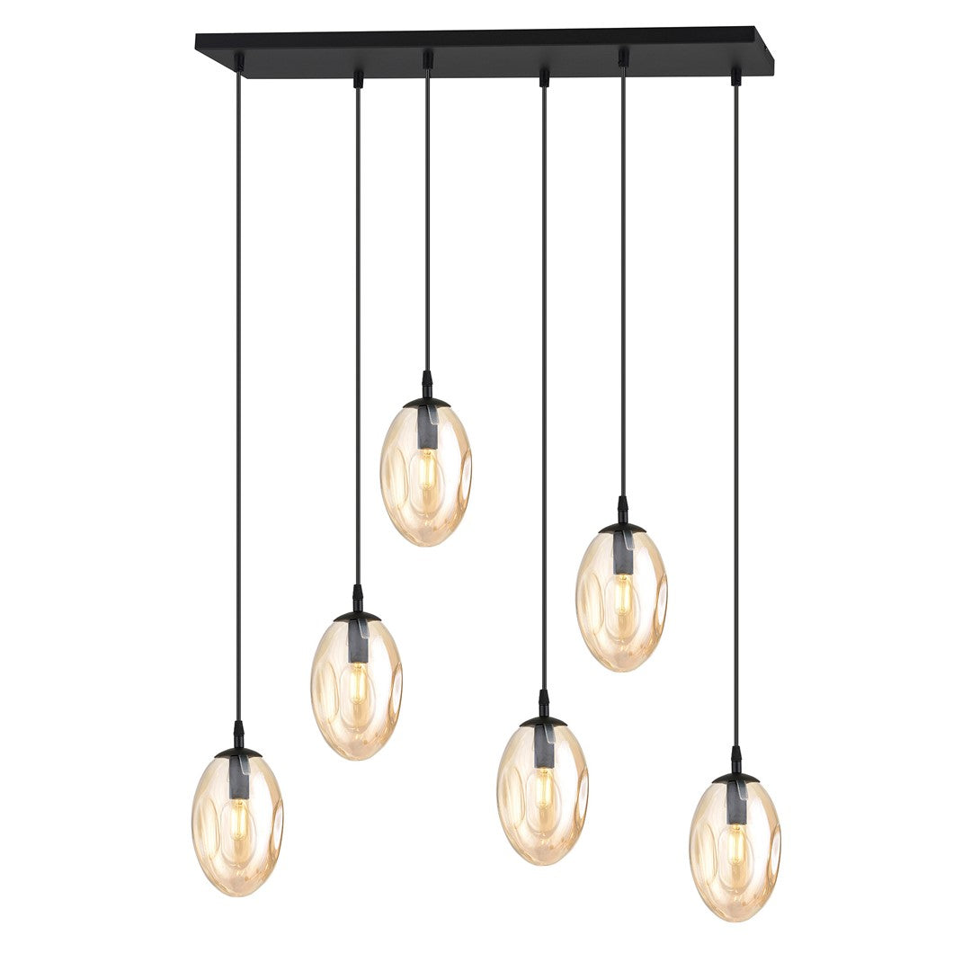 Hanglamp - ASTRAL 6 BL HONINGKLEURIG