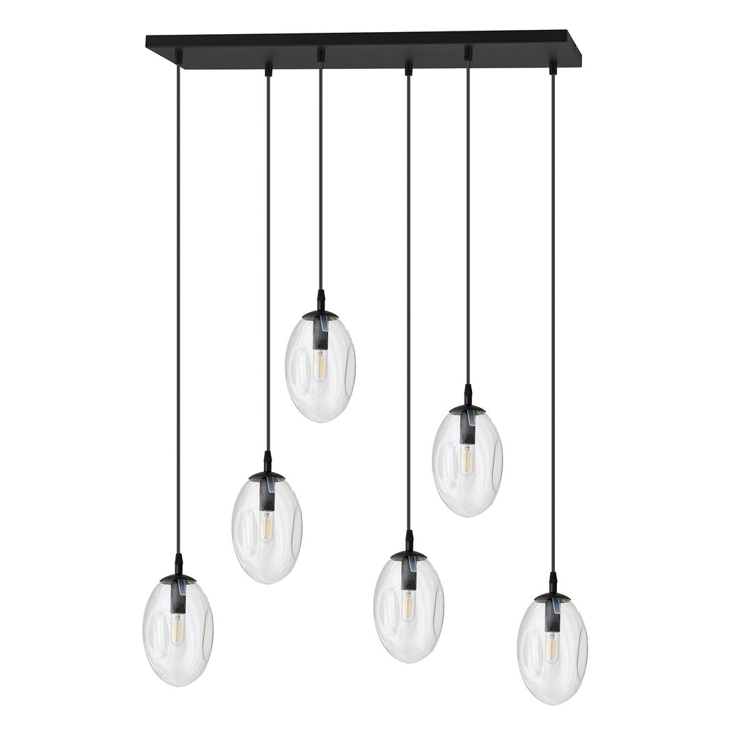 Hanglamp - ASTRAL 6 BL TRANSPARANT