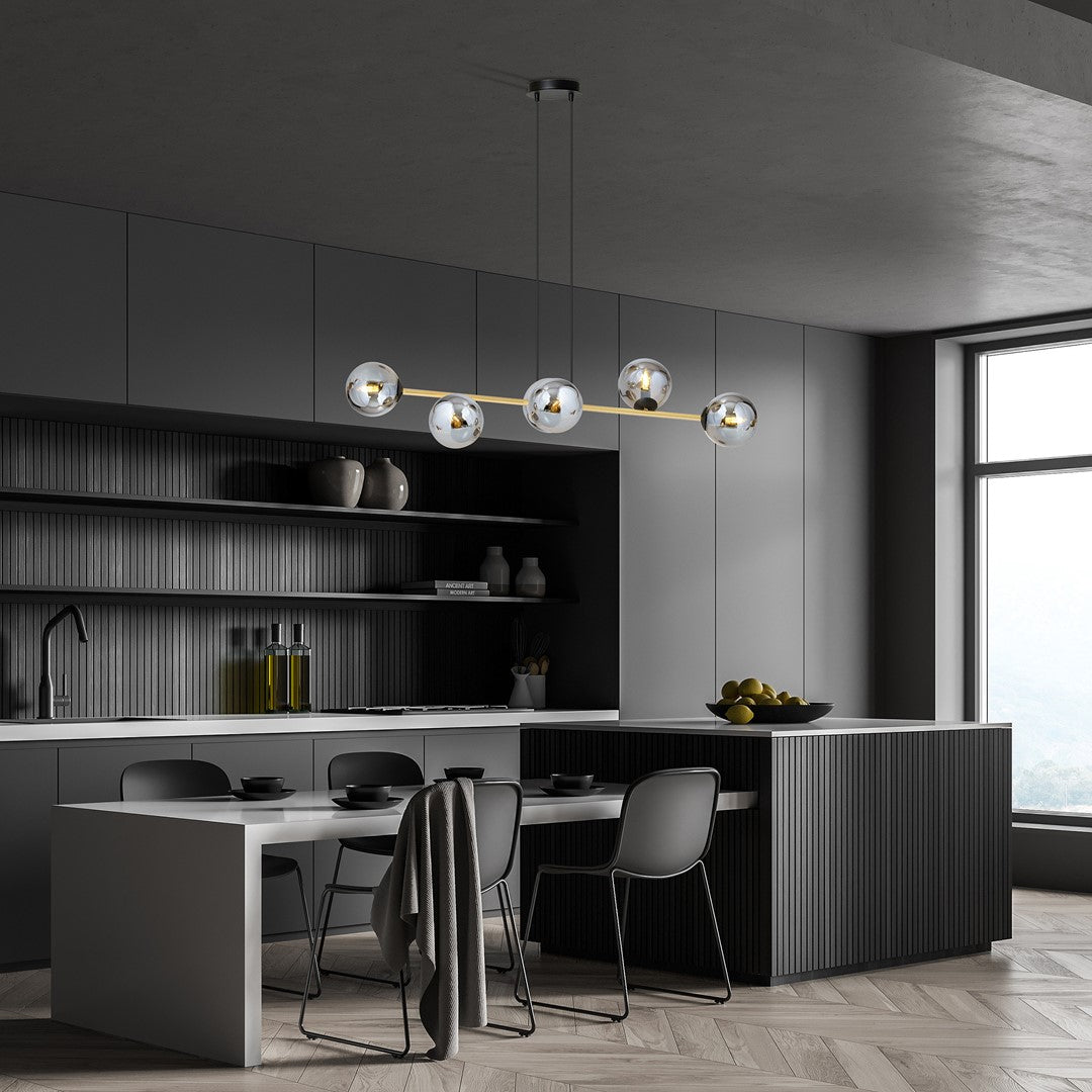 Hanglamp - GRAVITY 6 BL GRAFIET